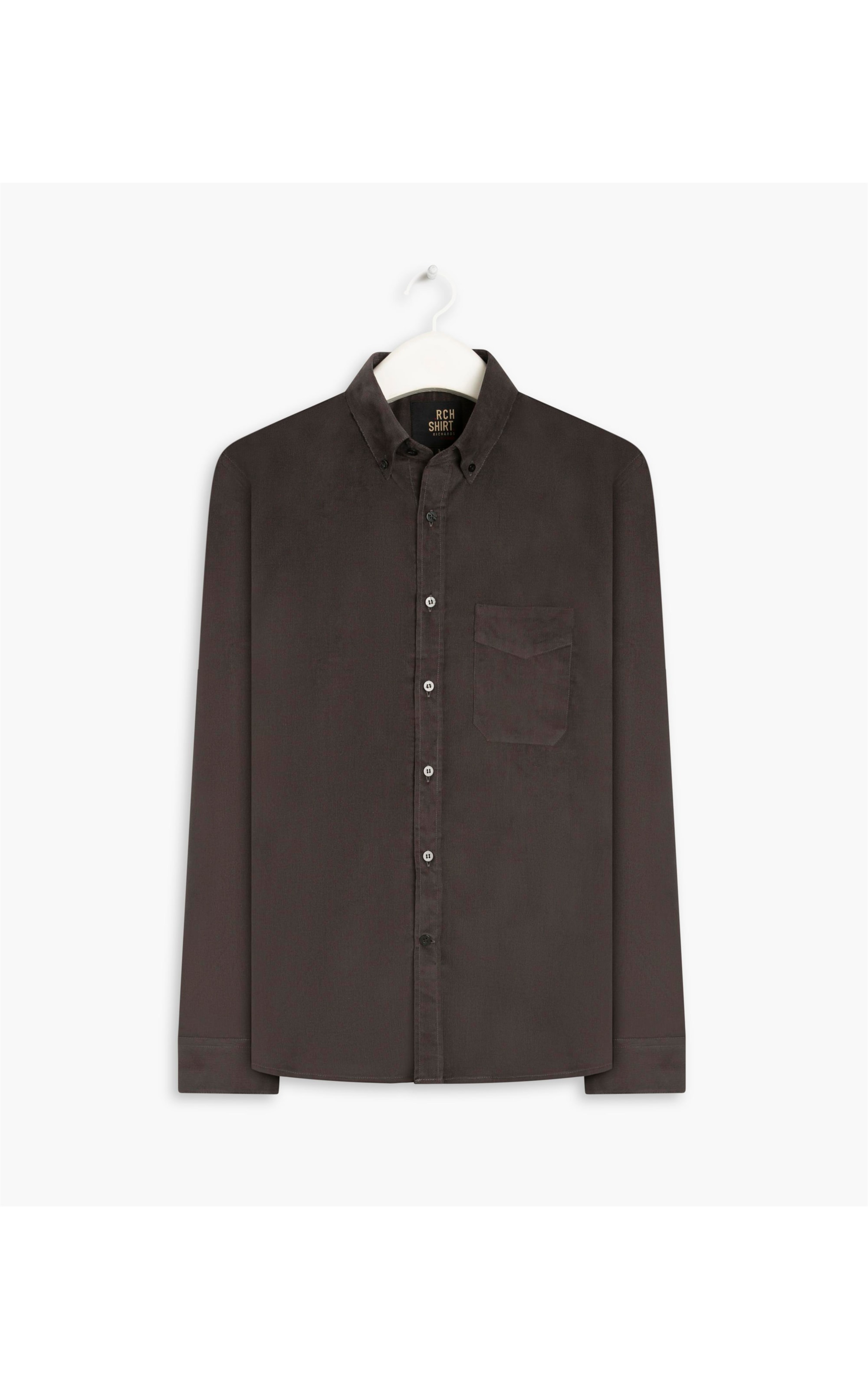 Camisa Veludo Fredy Ml Grafite