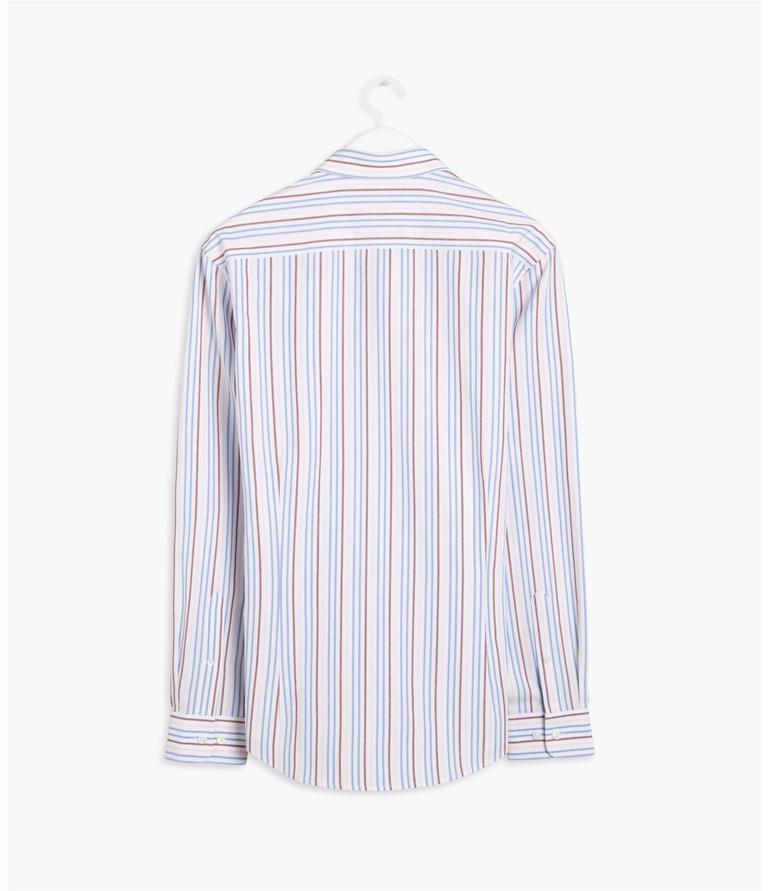 Camisa Ventura Listrada Ml Azul