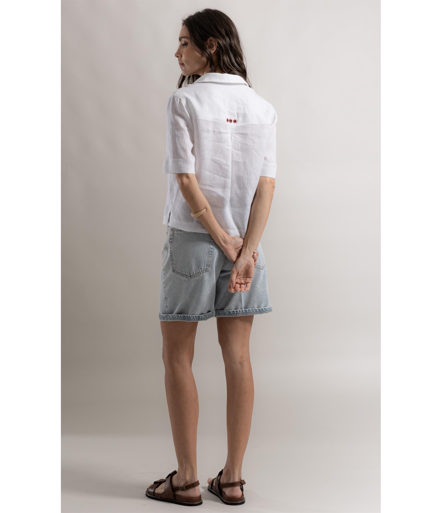 Camisa Verona Puro Linho Branco