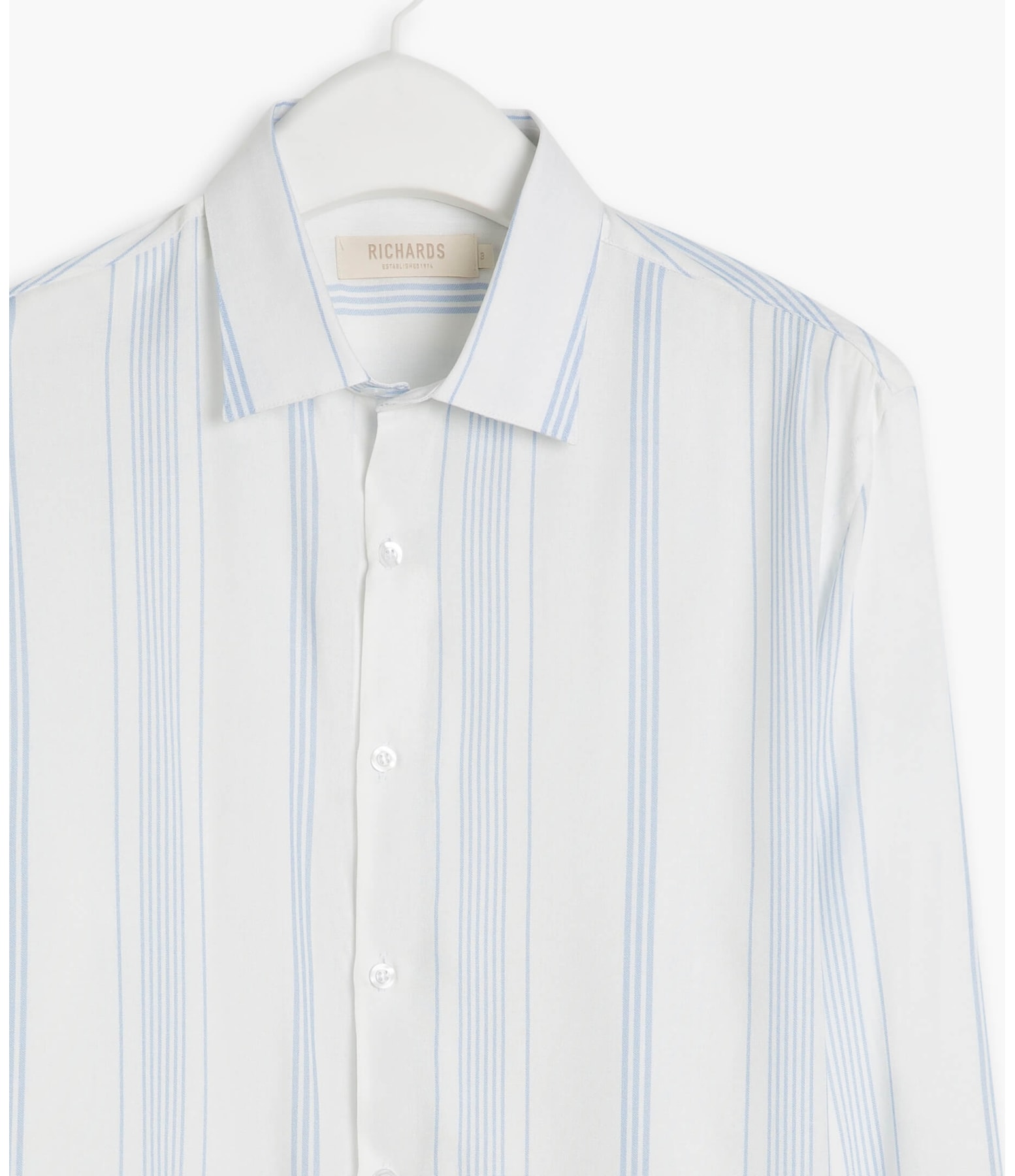 Camisa Viscose Bento Listrada Ml Branco
