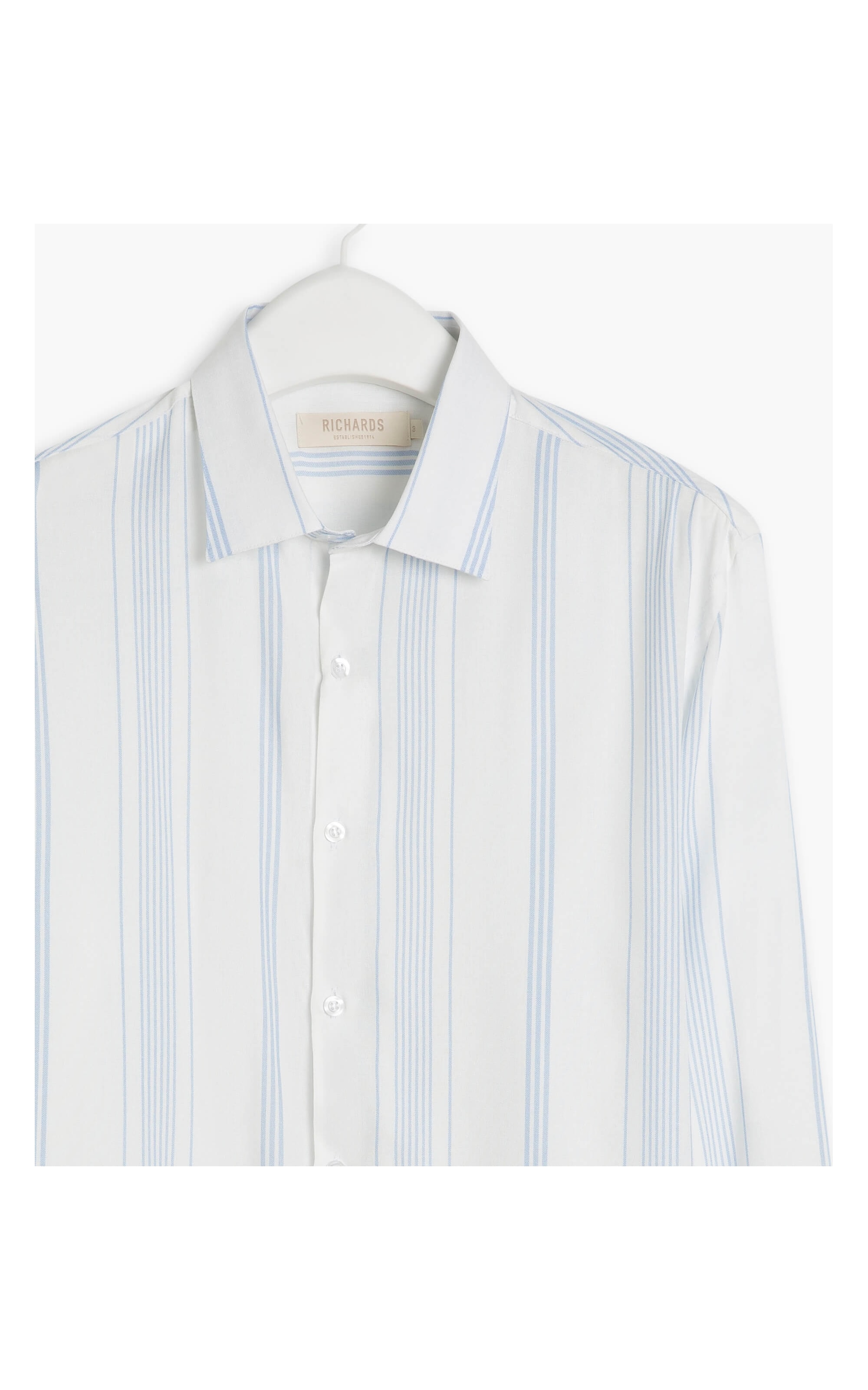 Camisa Viscose Bento Listrada Ml Branco
