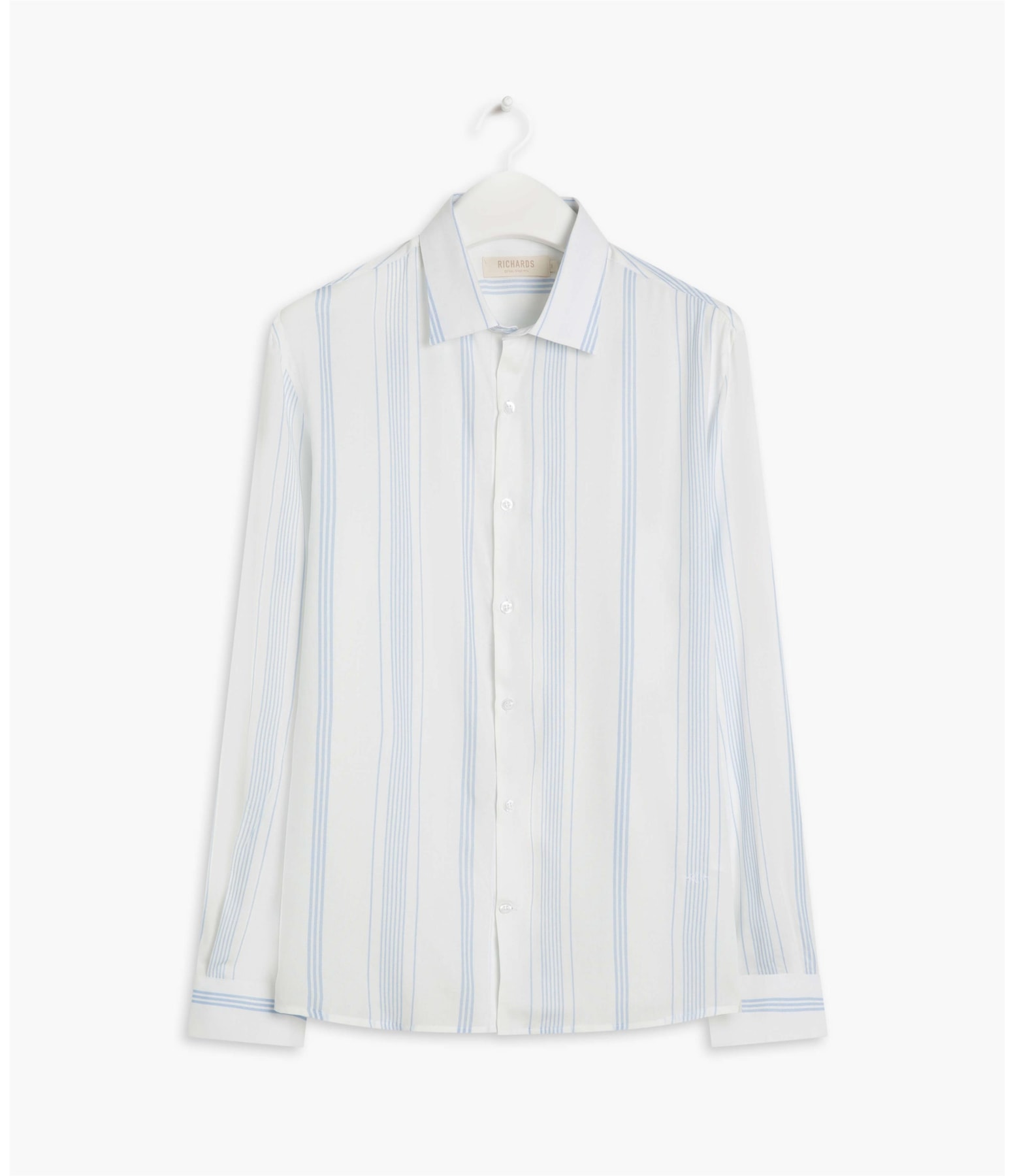Camisa Viscose Bento Listrada Ml Branco