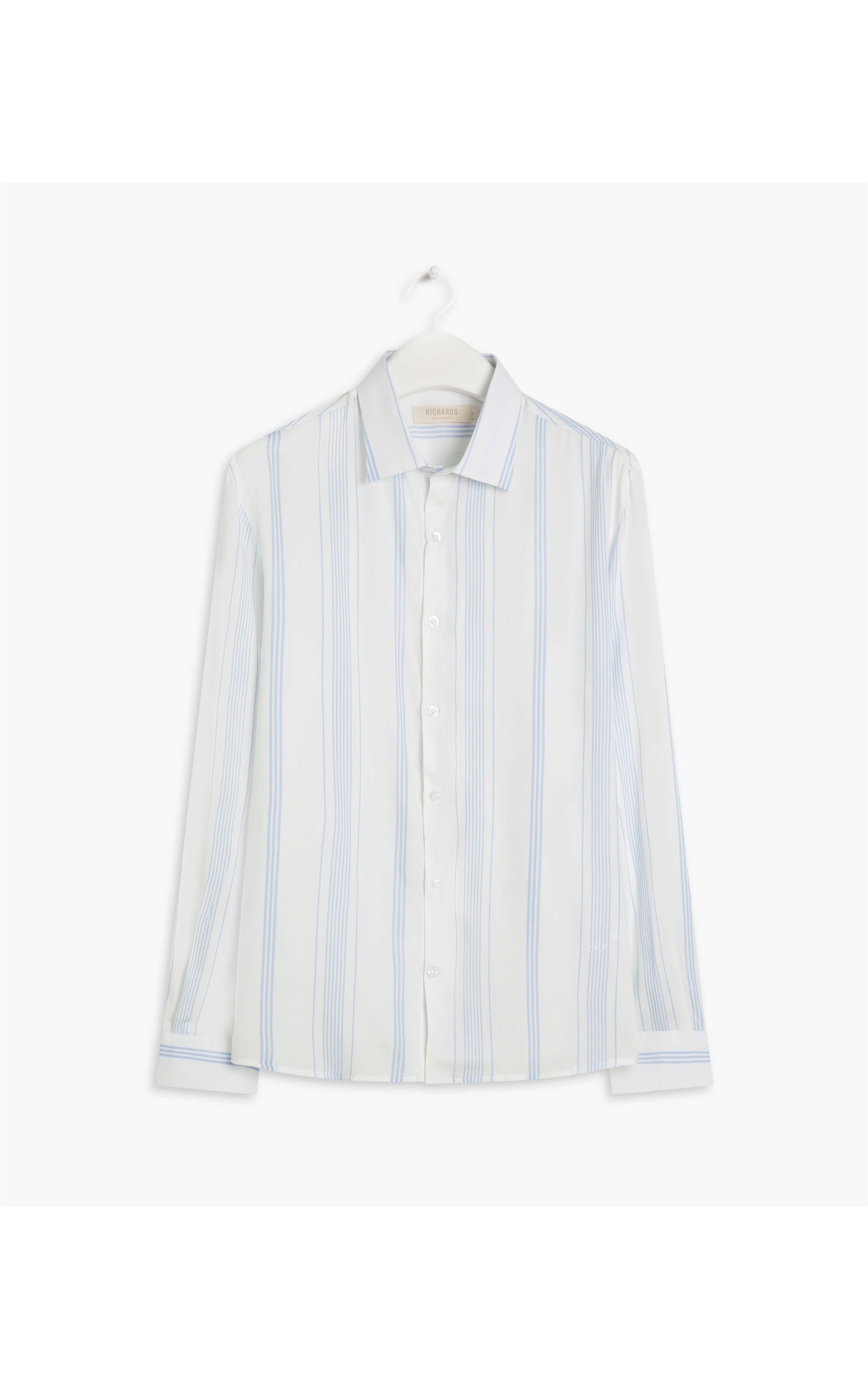Camisa Viscose Bento Listrada Ml Branco