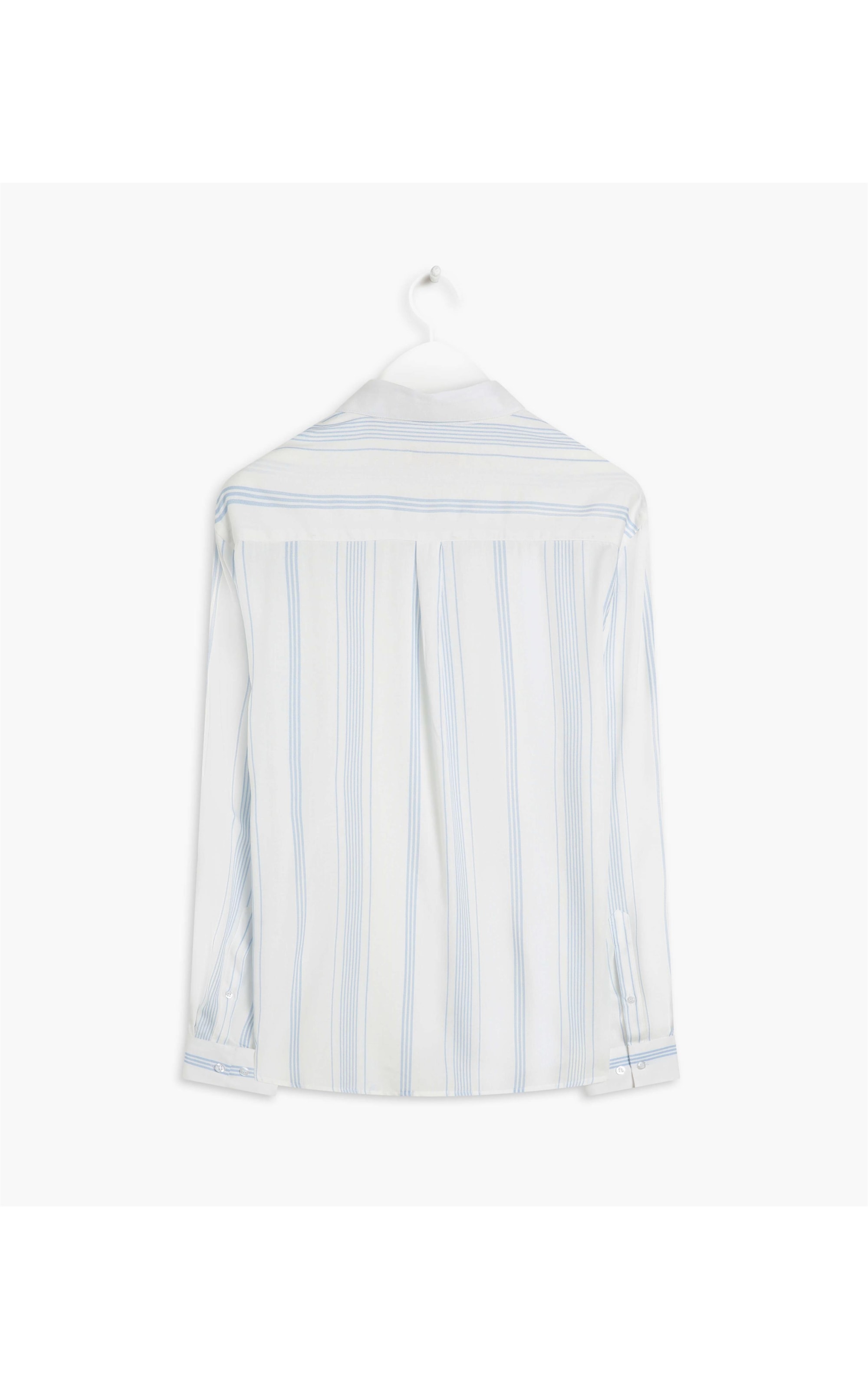 Camisa Viscose Bento Listrada Ml Branco