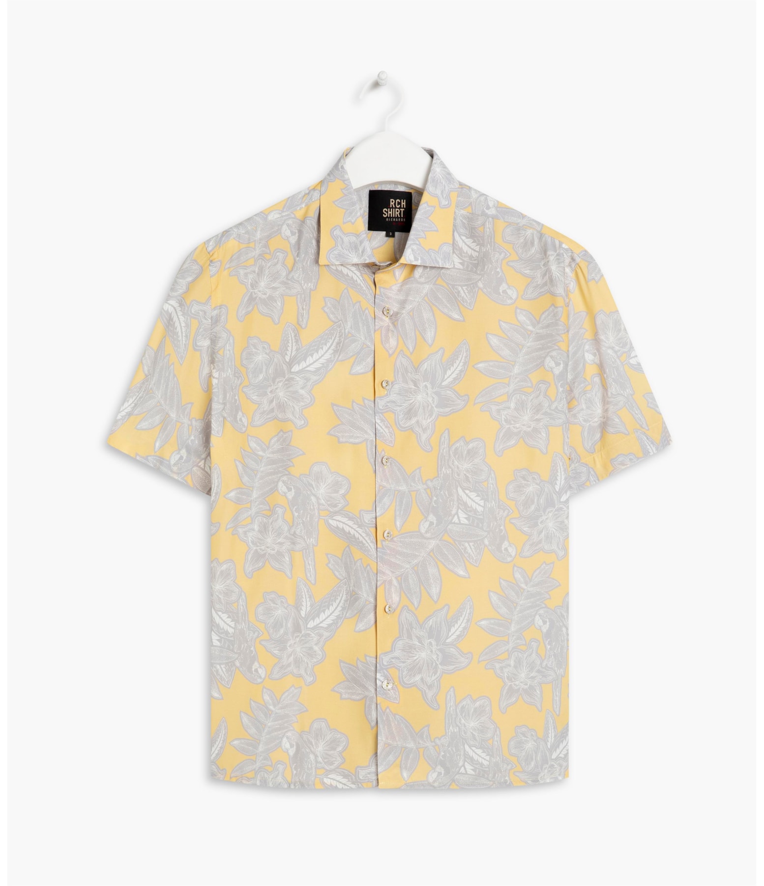 Camisa Viscose Estampada Macaw Mc Amarelo