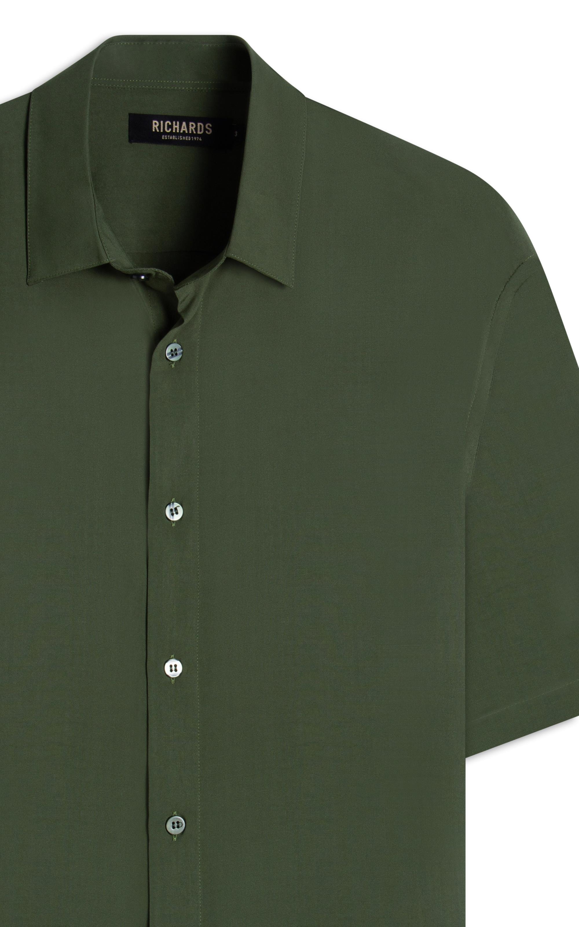 Camisa Viscose Marcos Mc Verde Militar