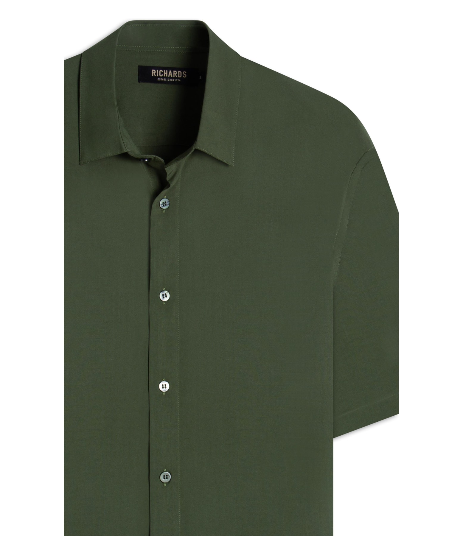 Camisa Viscose Marcos Mc Verde Militar