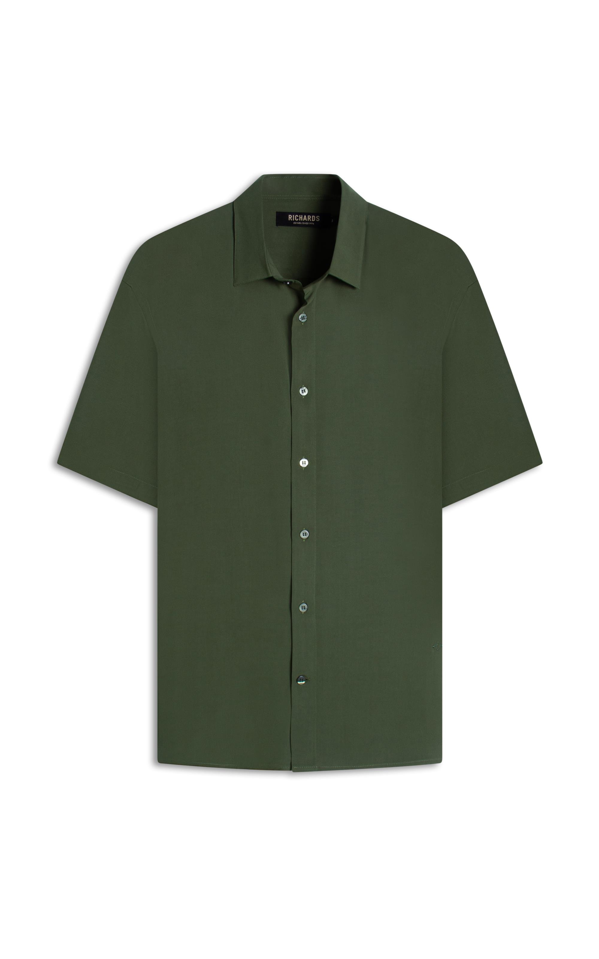 Camisa Viscose Marcos Mc Verde Militar