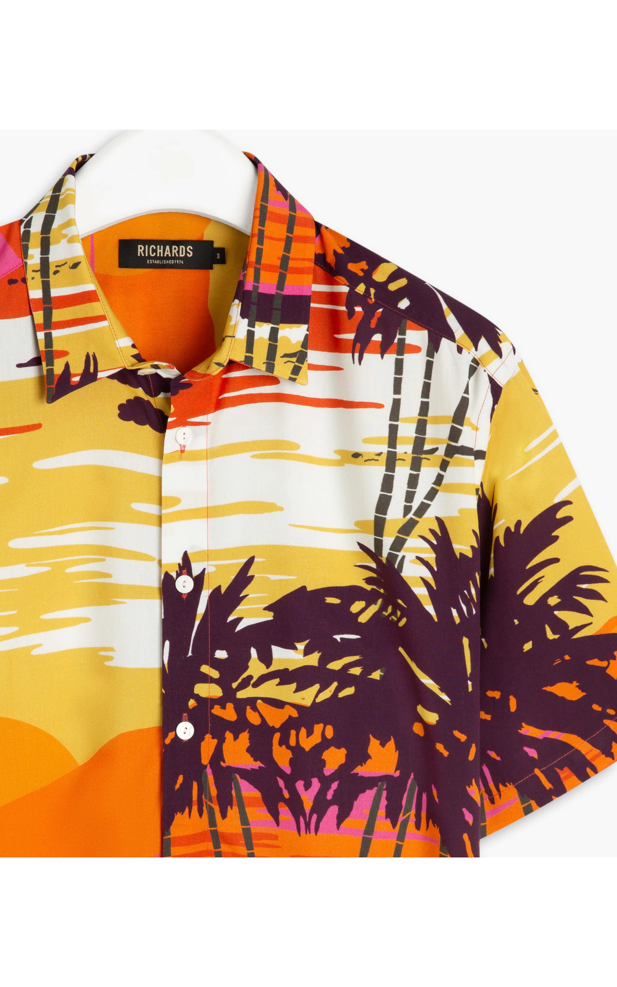 Camisa Viscose Sunset Ravi Mc Laranja
