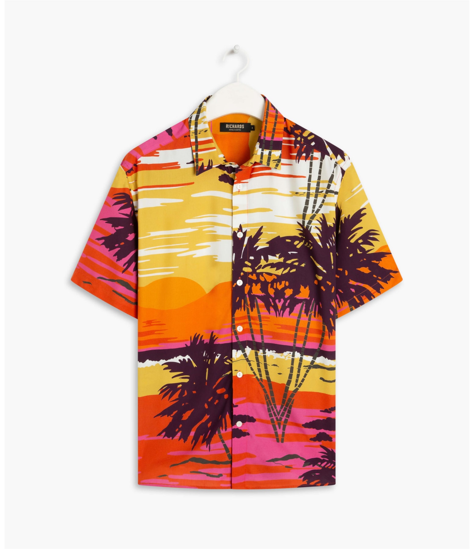 Camisa Viscose Sunset Ravi Mc Laranja
