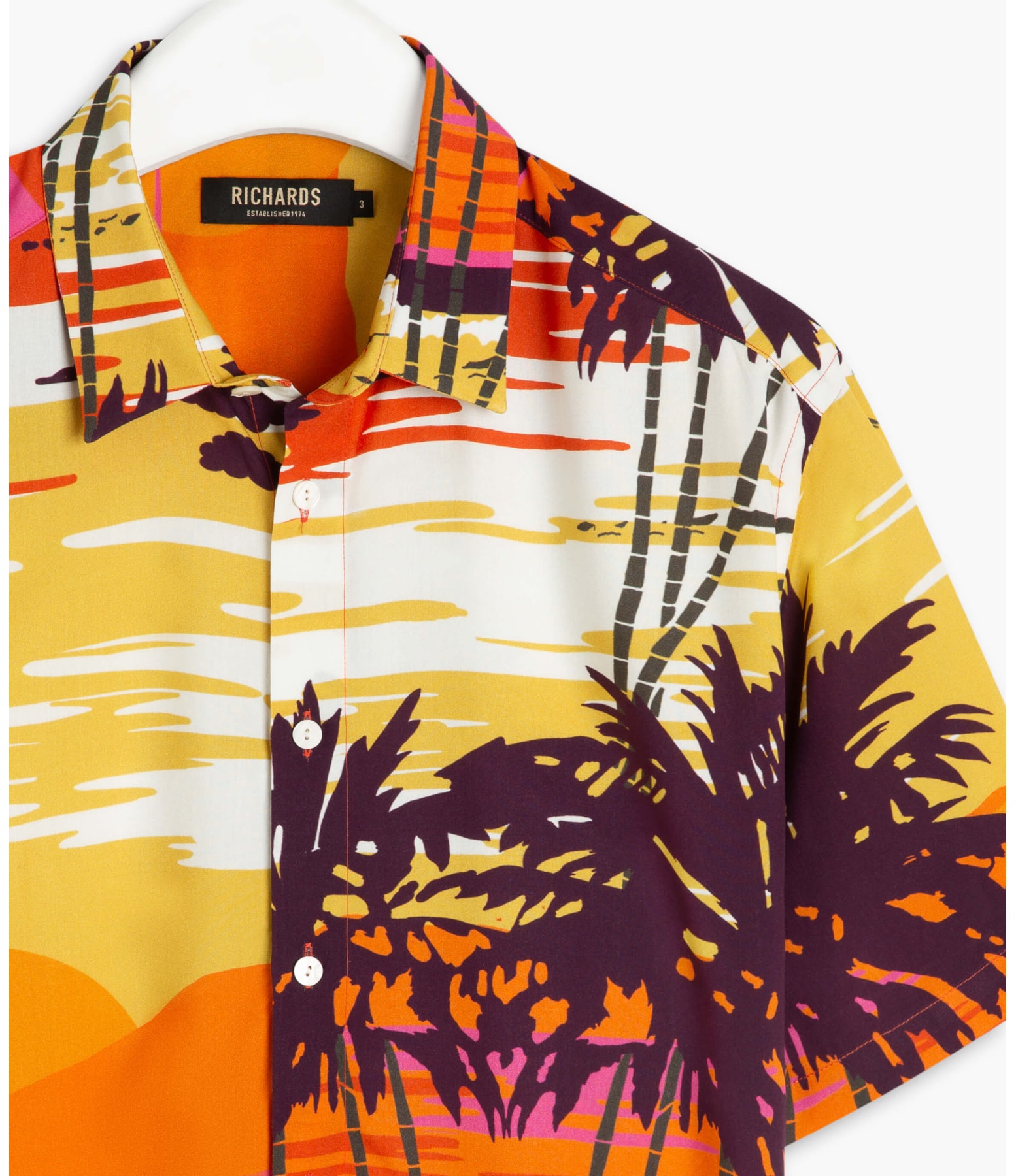 Camisa Viscose Sunset Ravi Mc Laranja
