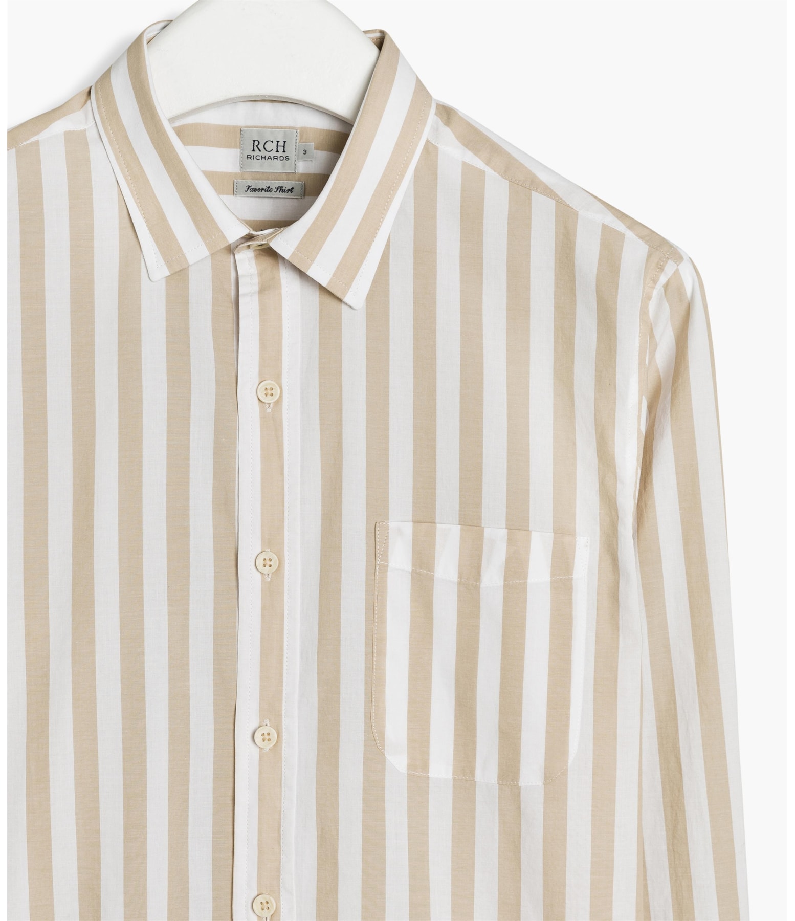 Camisa Voila Listrada Ml Khaki