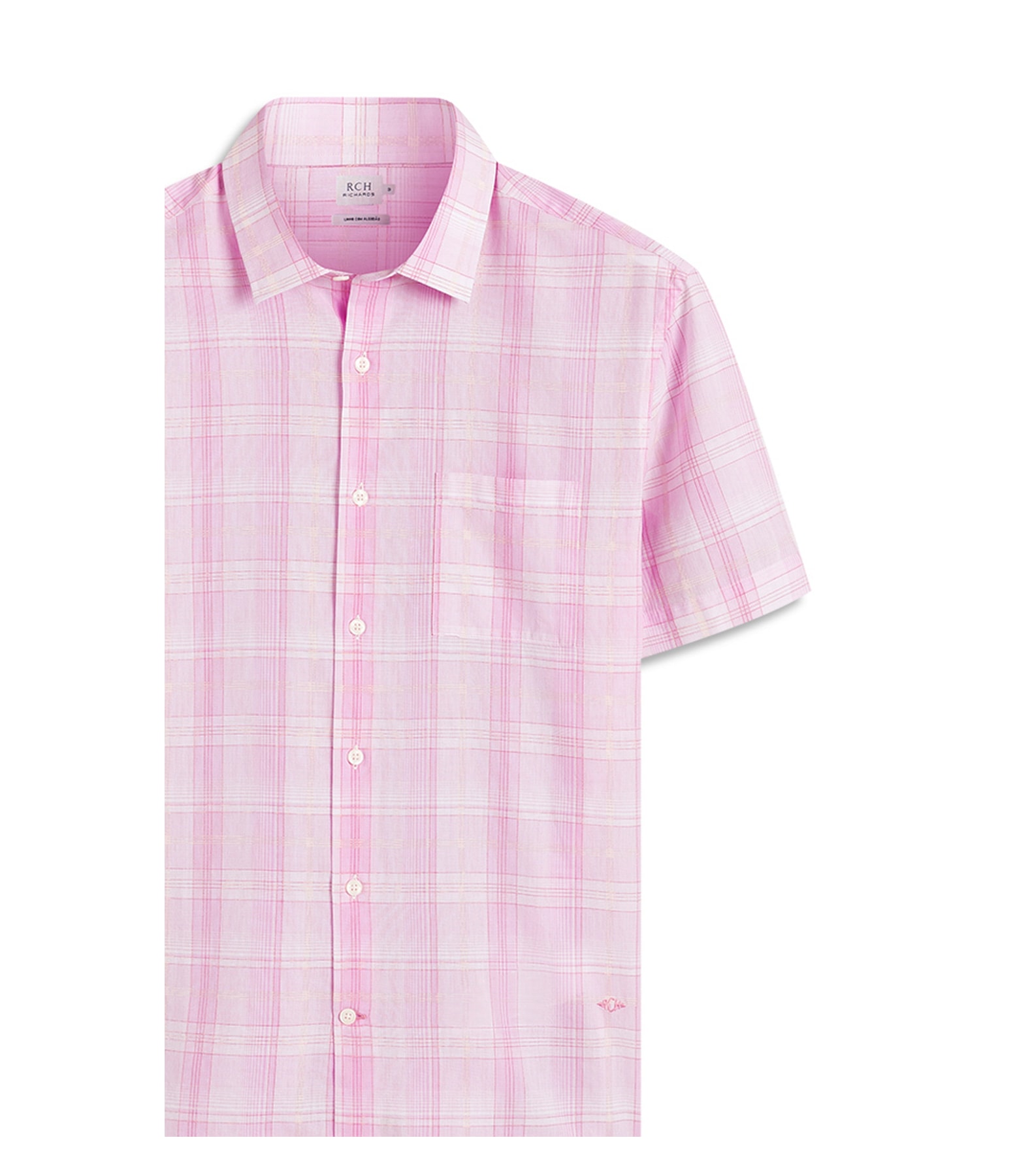 Camisa Voile Tartan Mc Rosa