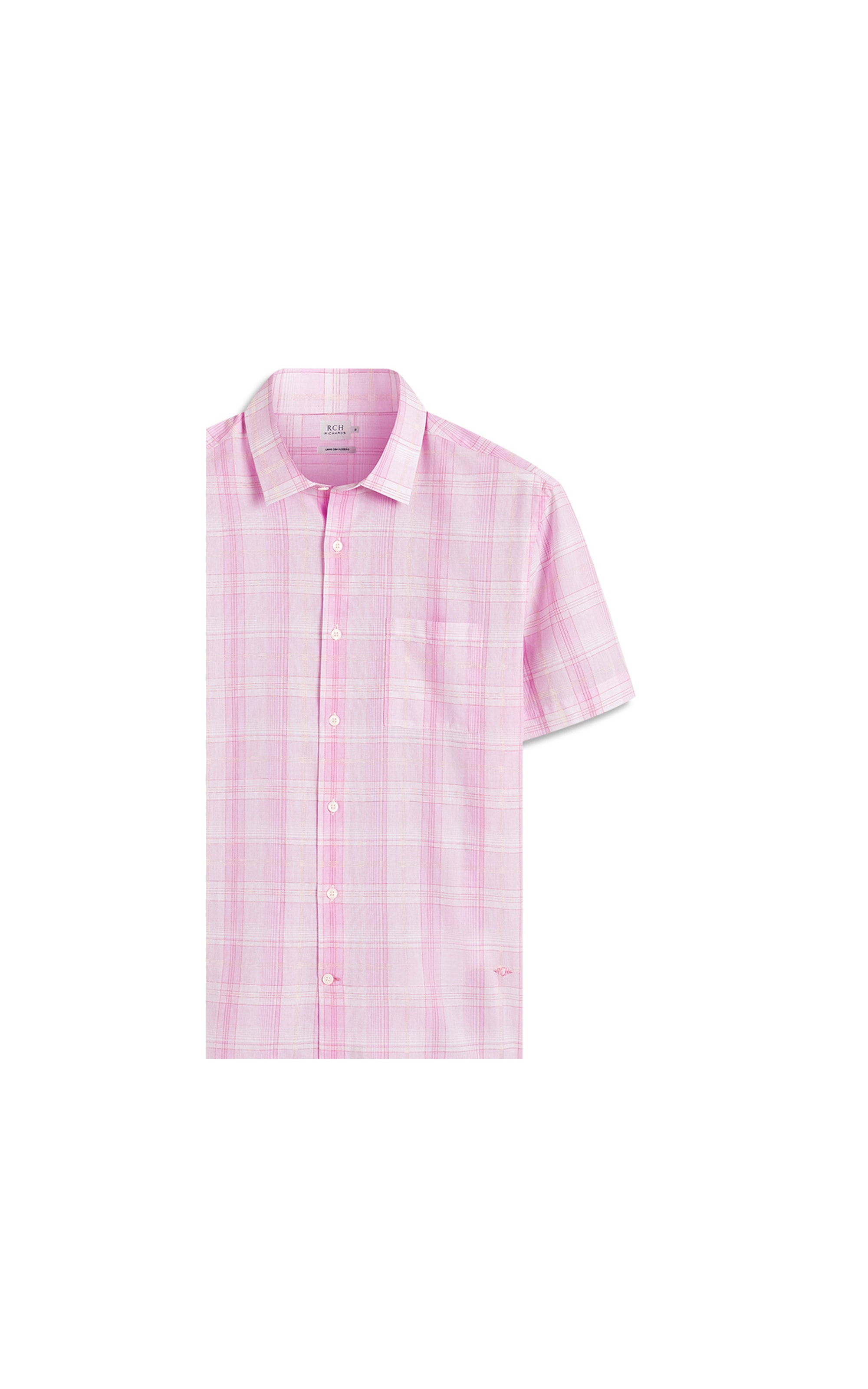Camisa Voile Tartan Mc Rosa