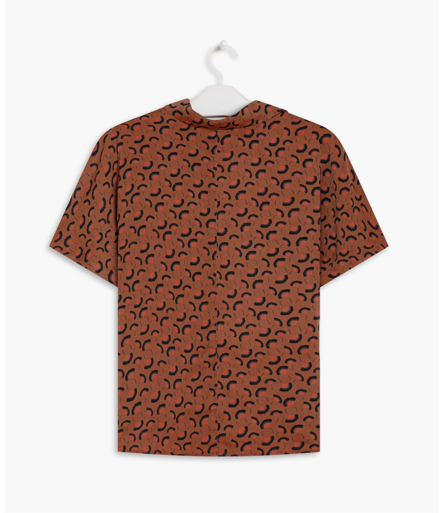 Camisa Weston Mc Est. Leques Cereja