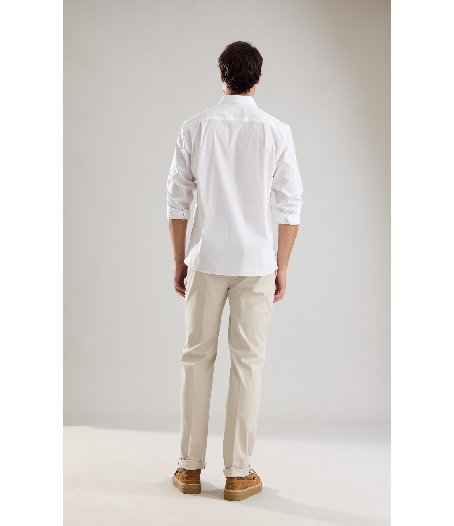 Camisa Wrinckled Cotton Ml Branco