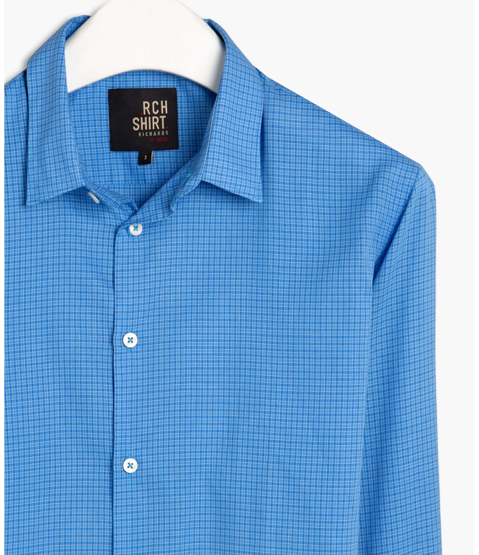 Camisa Xadrez Bimimi Tr Ml Azul