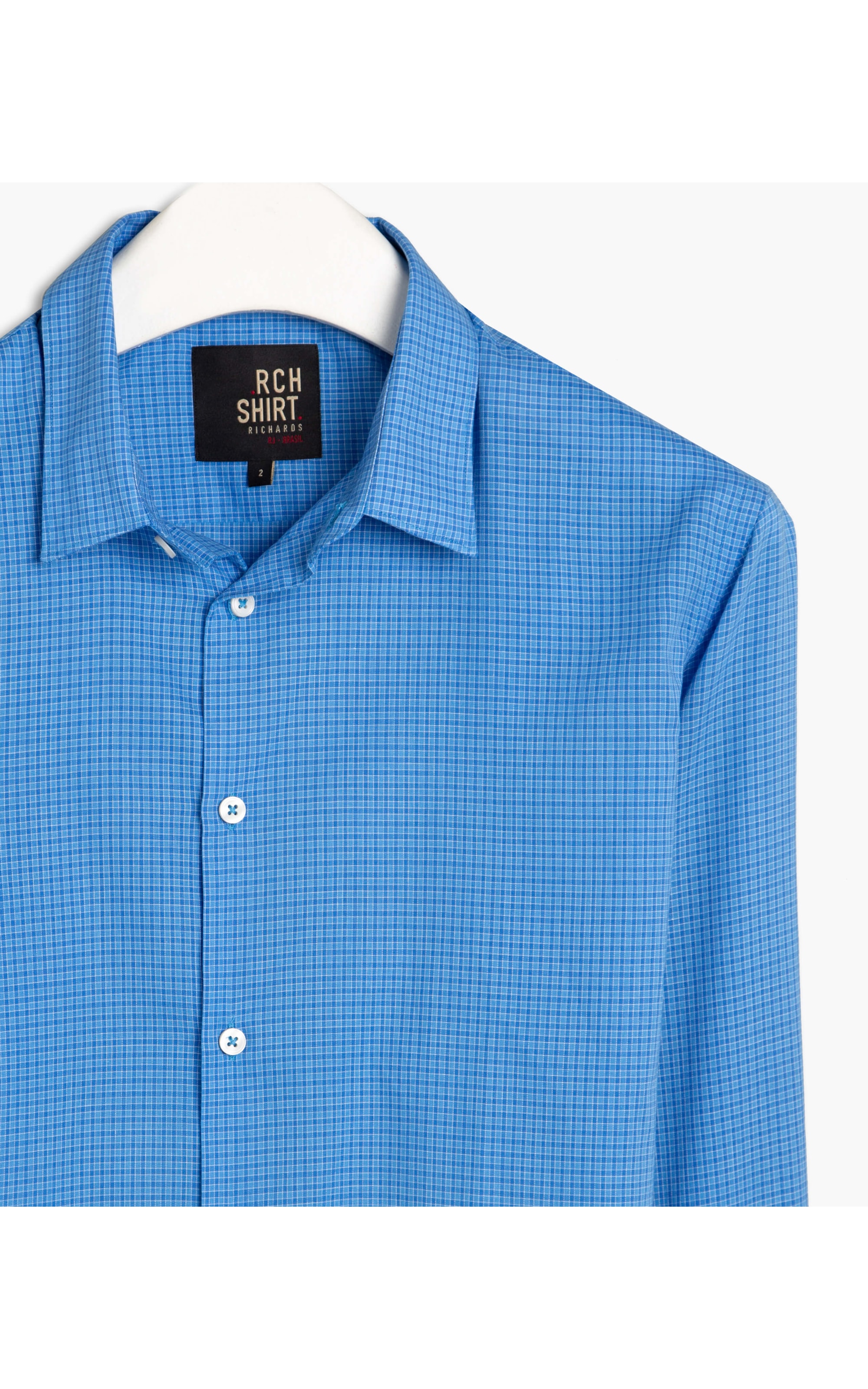 Camisa Xadrez Bimimi Tr Ml Azul