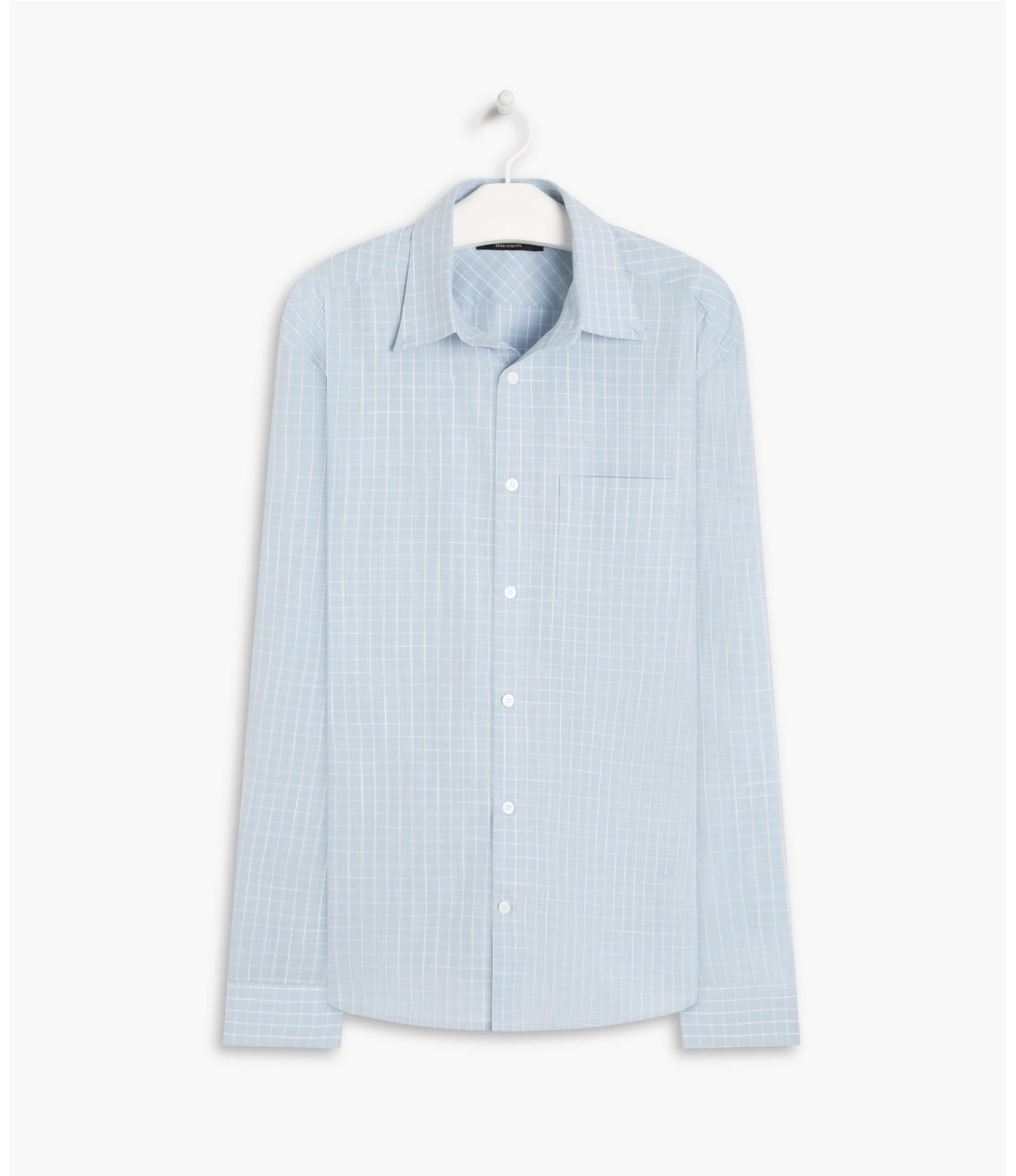 Camisa Xadrez Paulo Ml Azul Claro