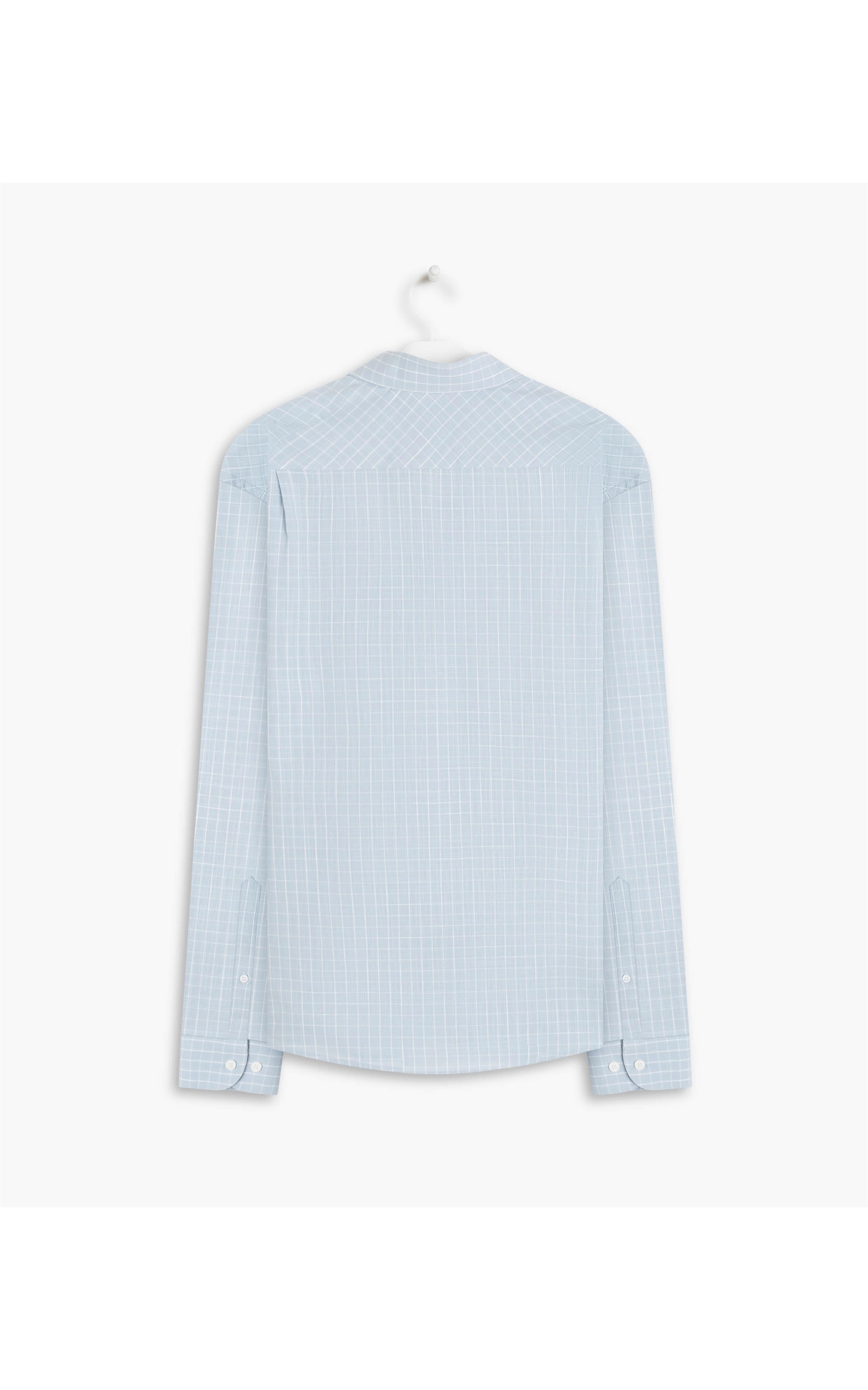 Camisa Xadrez Paulo Ml Azul Claro