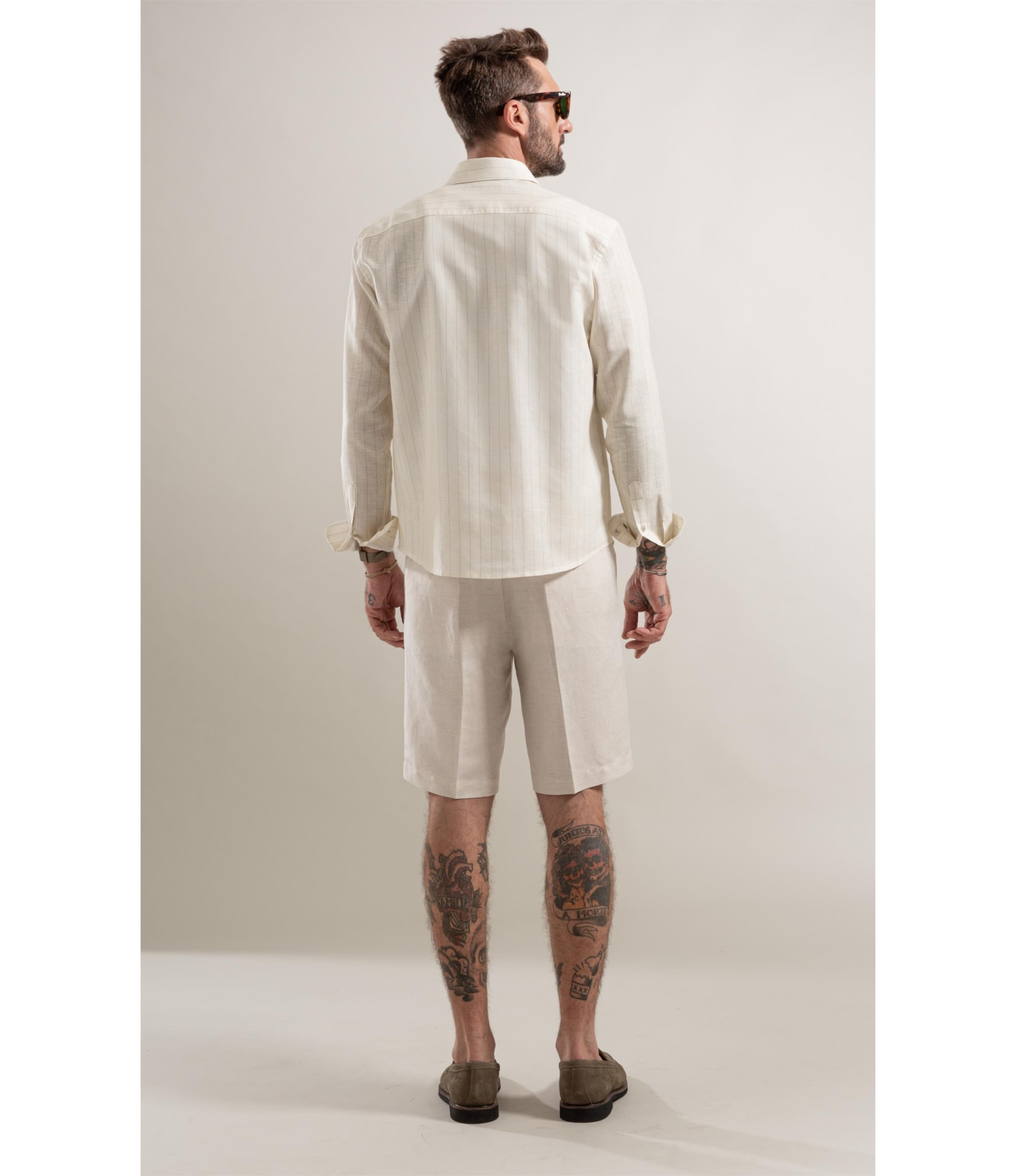 Camisa Zproto Linho Amarelo Claro
