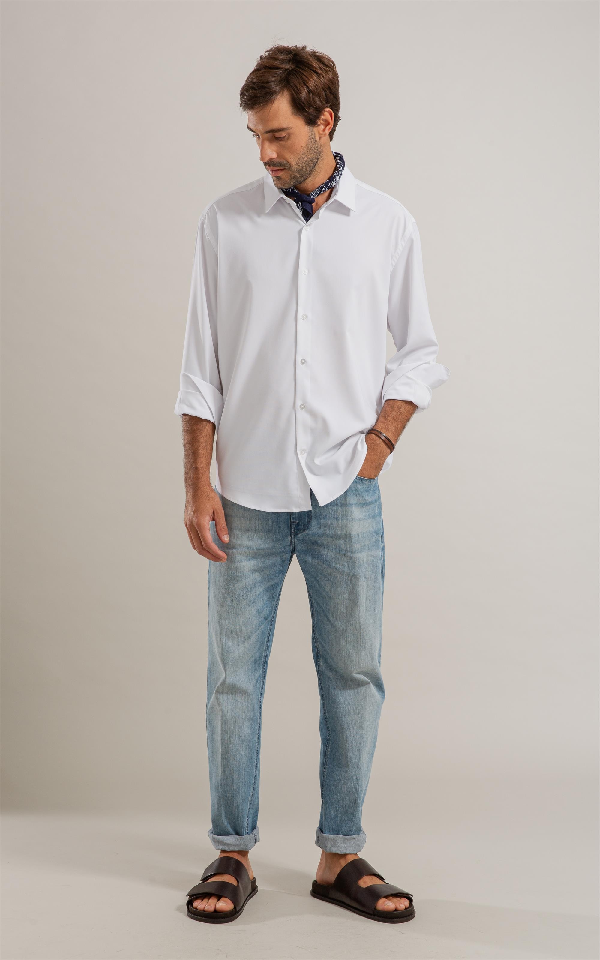 Camisas Politech Maquineta Ml Branco