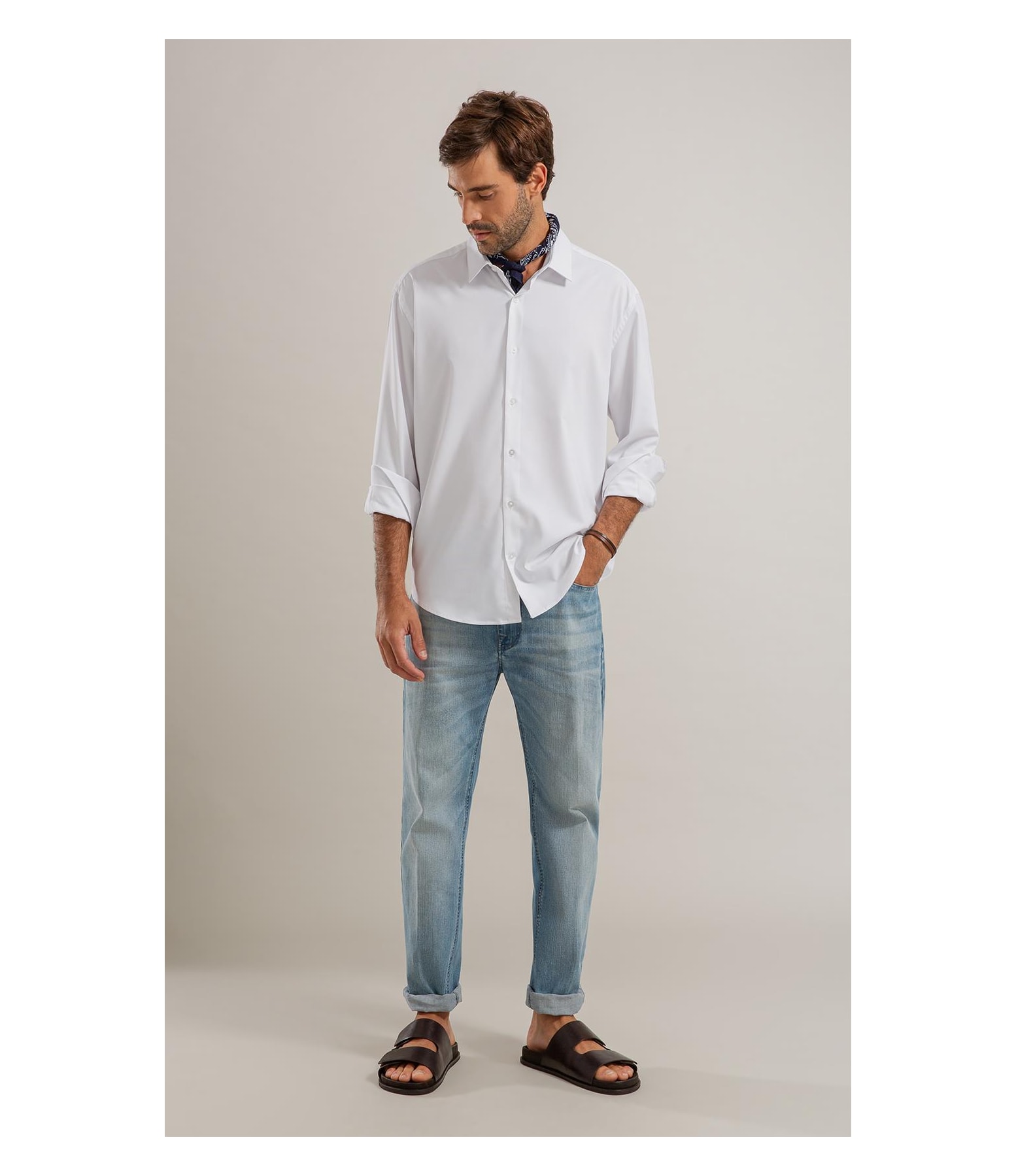 Camisas Politech Maquineta Ml Branco