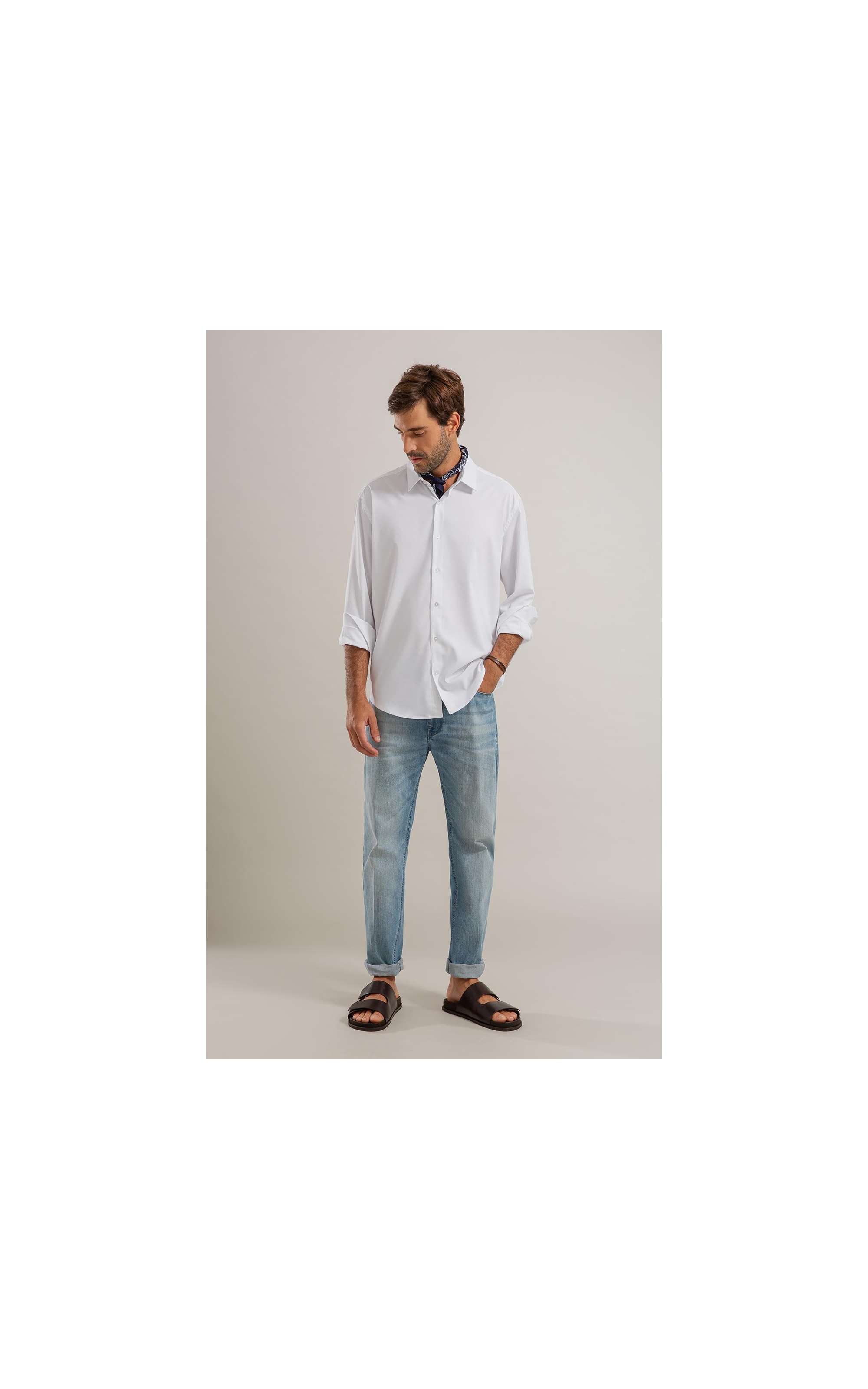 Camisas Politech Maquineta Ml Branco