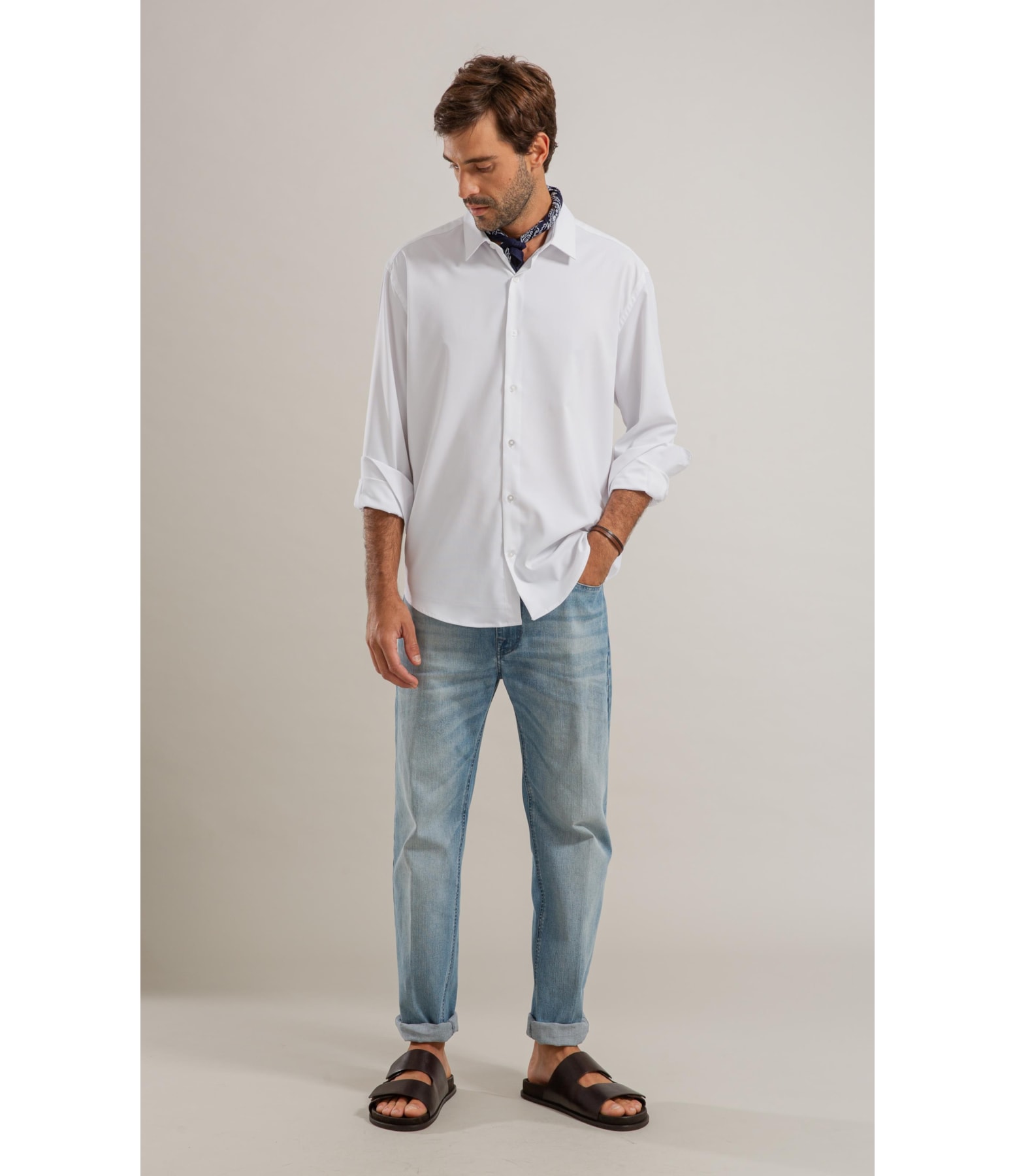 Camisas Politech Maquineta Ml Branco