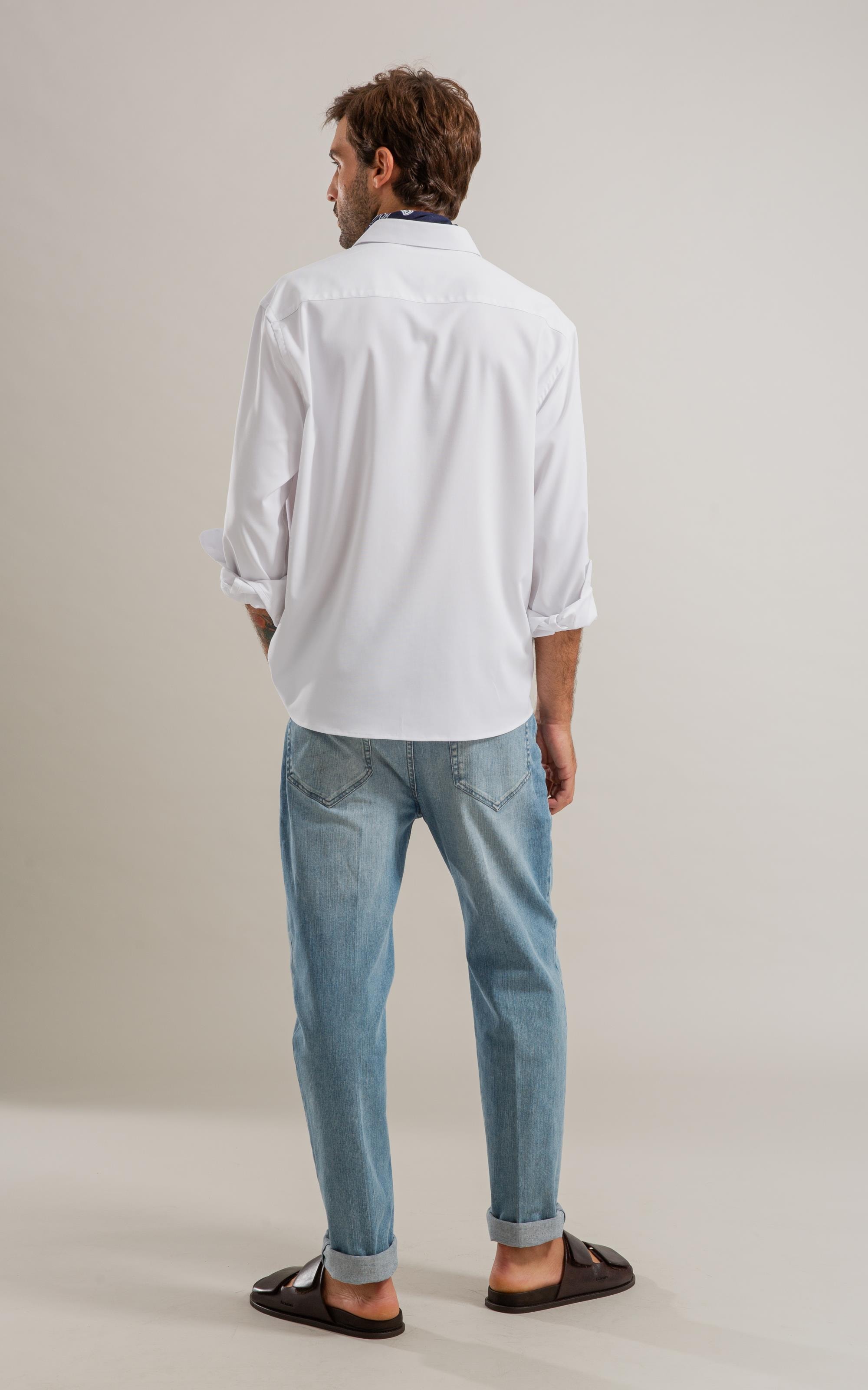 Camisas Politech Maquineta Ml Branco