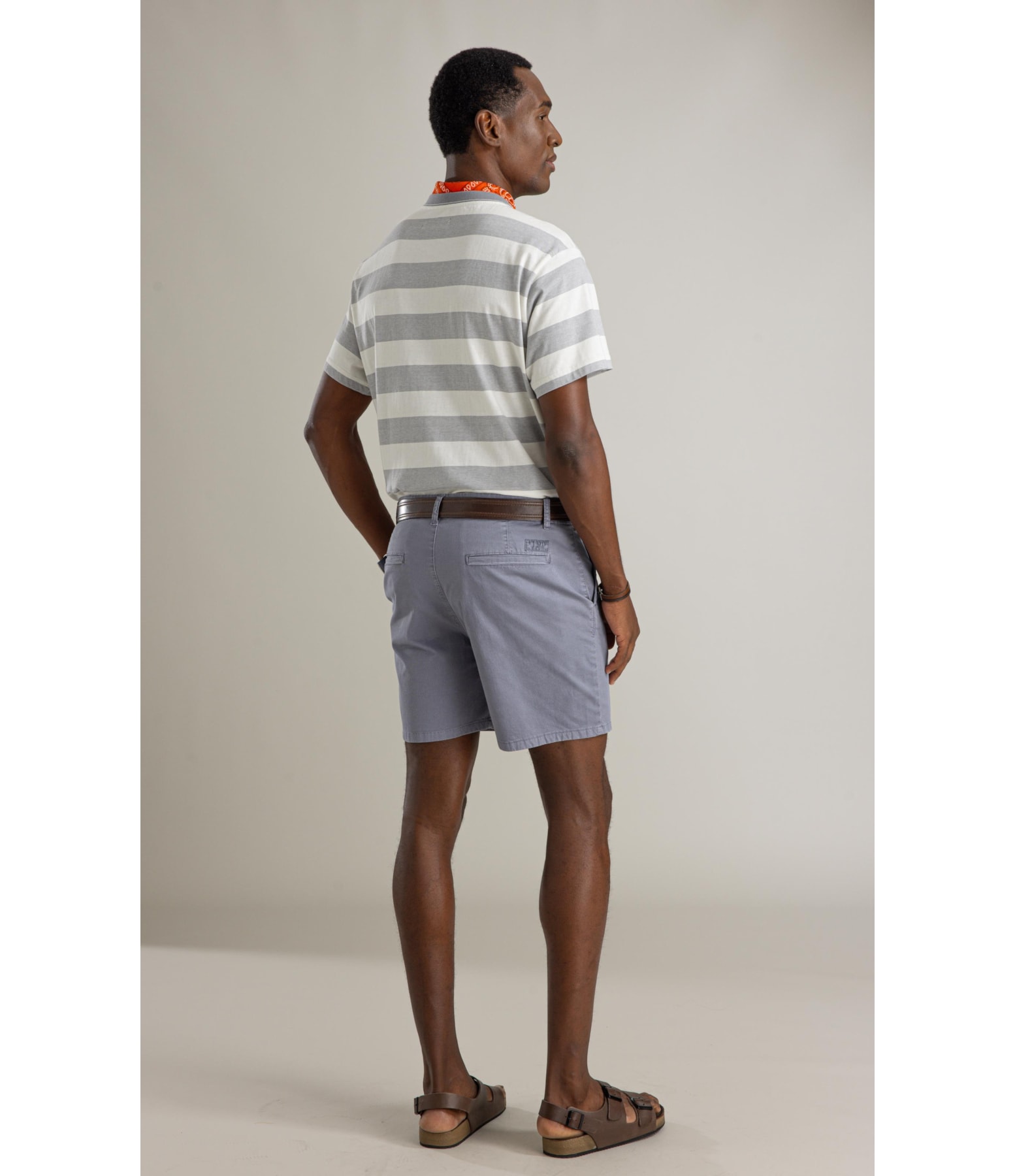 (Canc.) Bermuda Chino Proenca Hawaii Blue Vintage