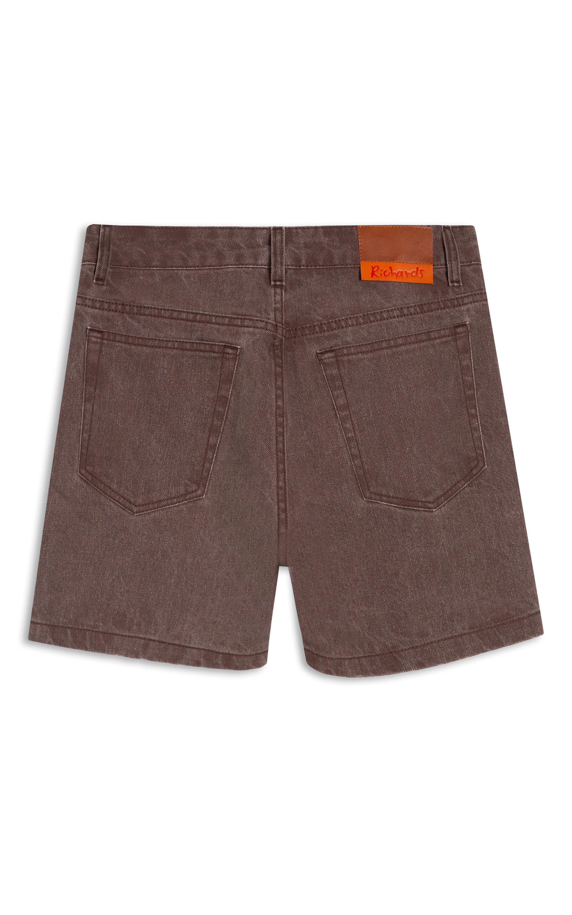 (Canc)bermuda Trincado Candy Color Marrom