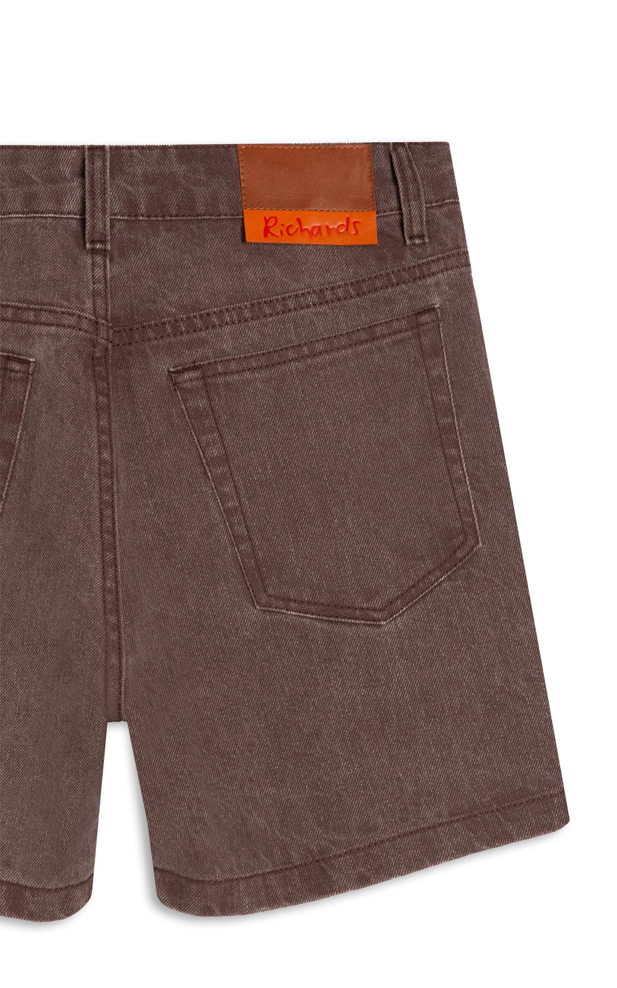 (Canc)bermuda Trincado Candy Color Marrom