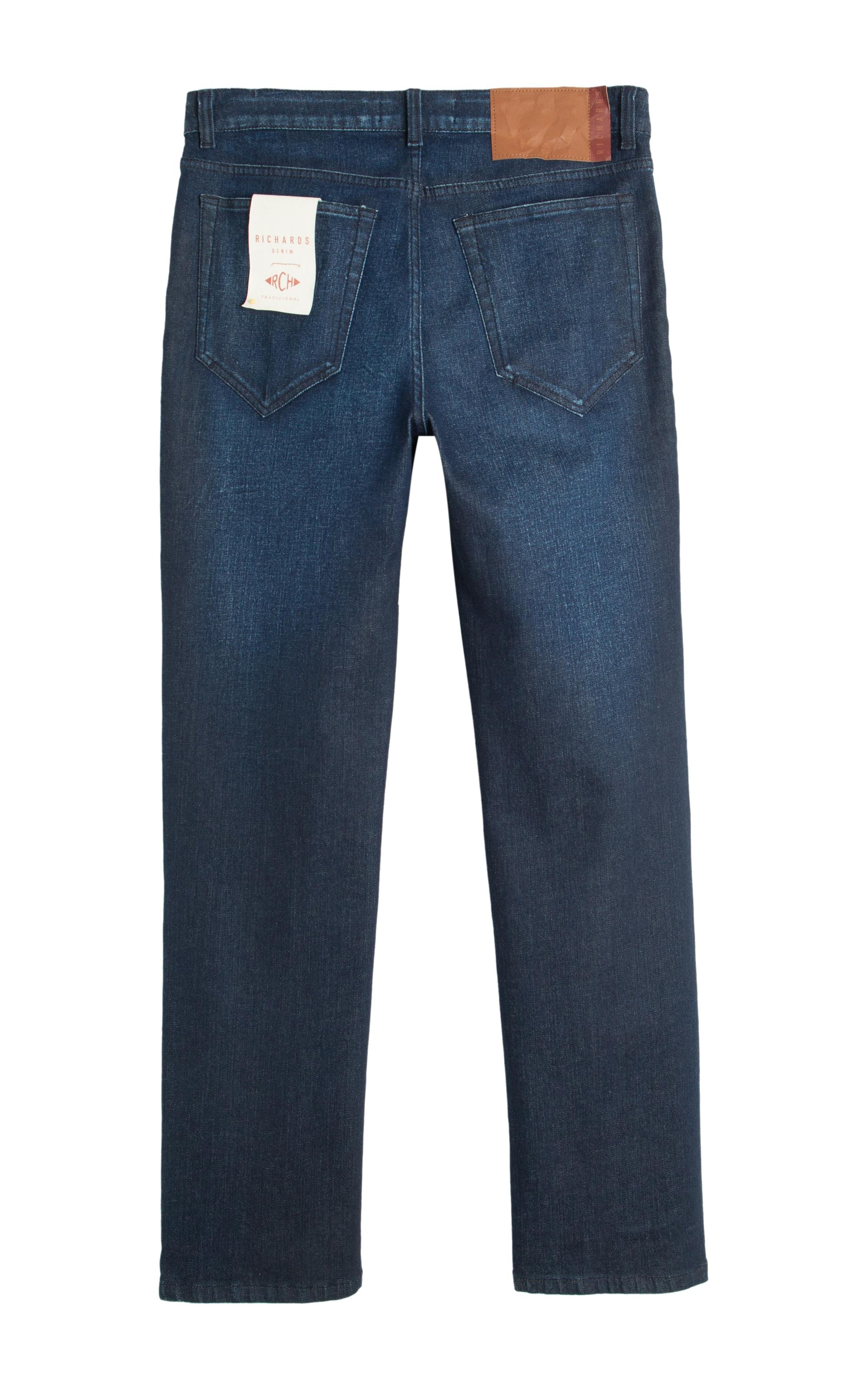 (Canc.)calca New Blue Elastic Tradiciona 2112-Lav. Escuro C/ Used