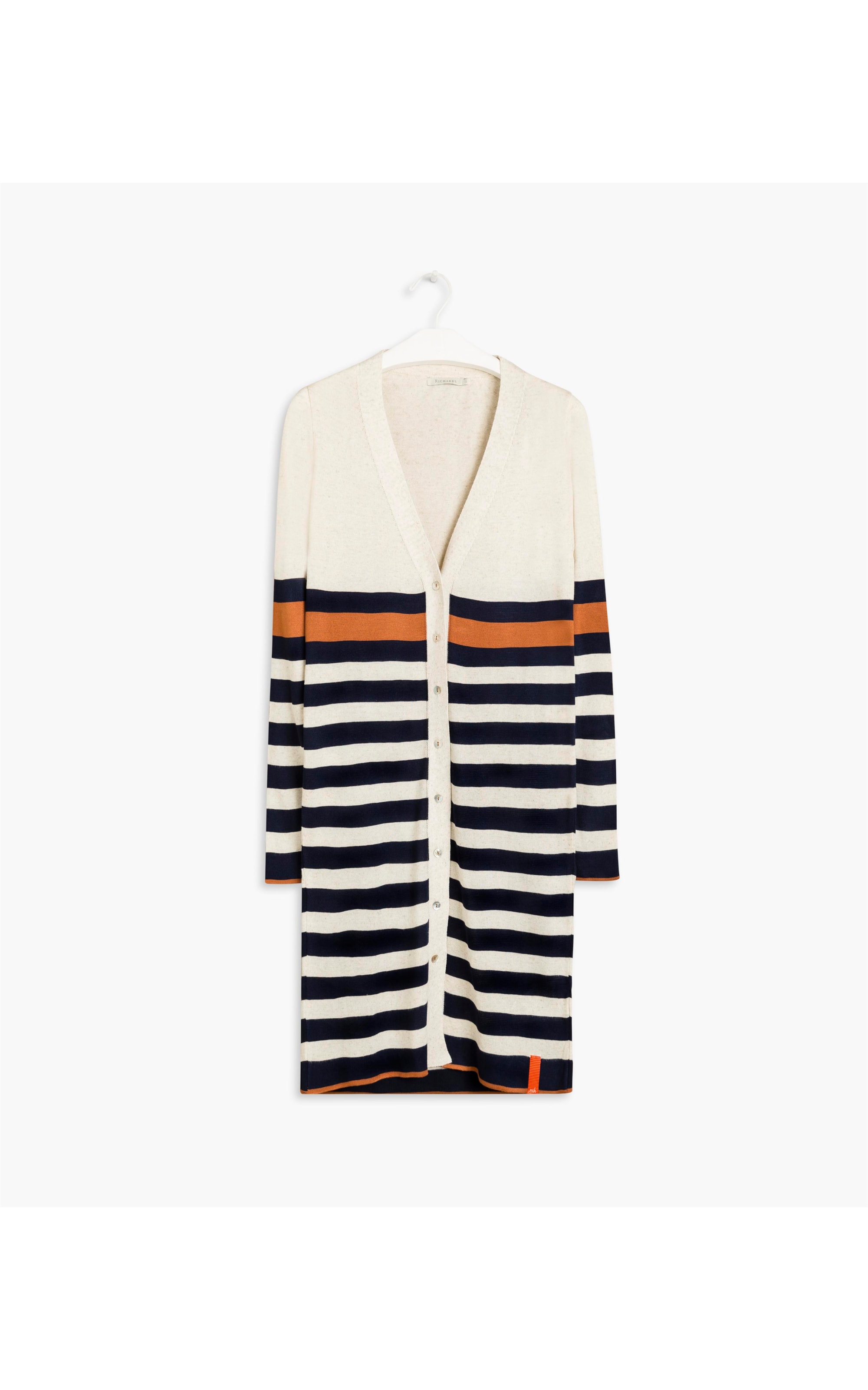 Cardigan Linho Tatah Azul Marinho