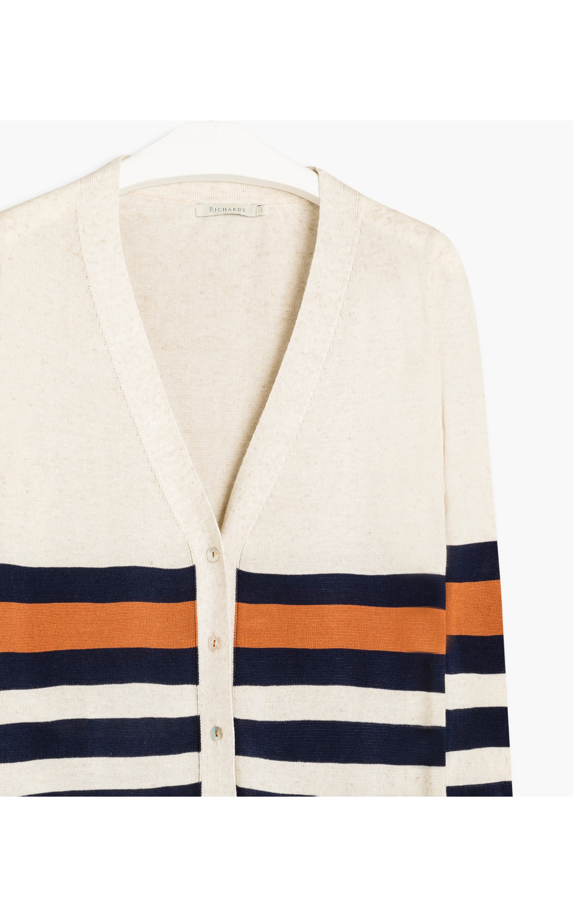 Cardigan Linho Tatah Azul Marinho