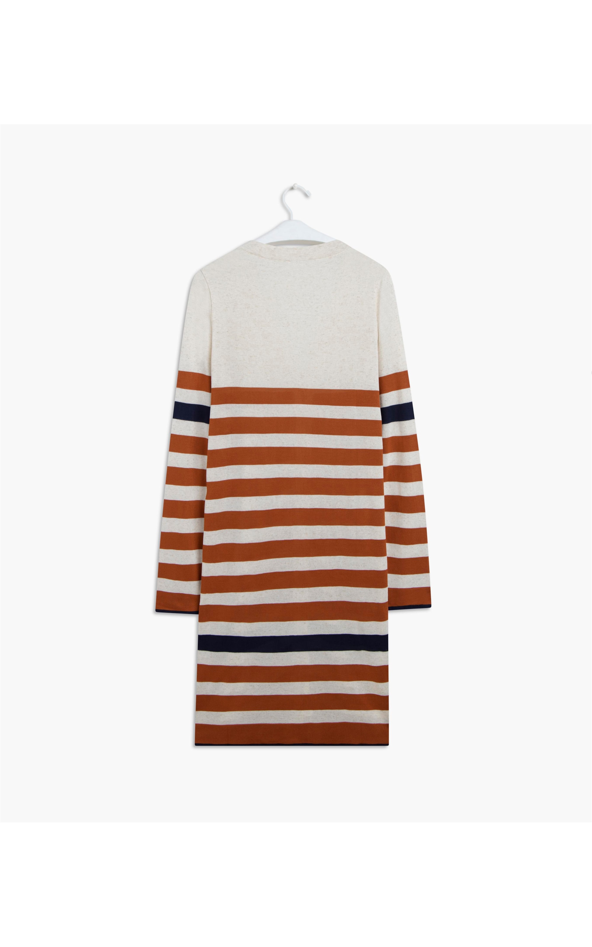 Cardigan Linho Tatah Tijolo