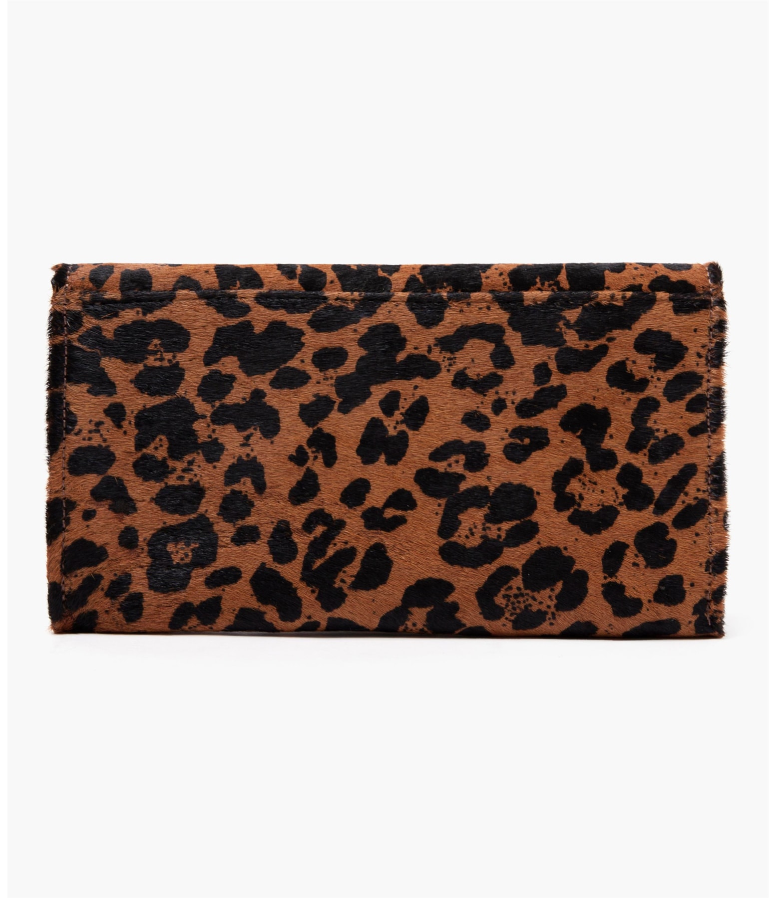 Carteira Continental Animal Print Tabaco