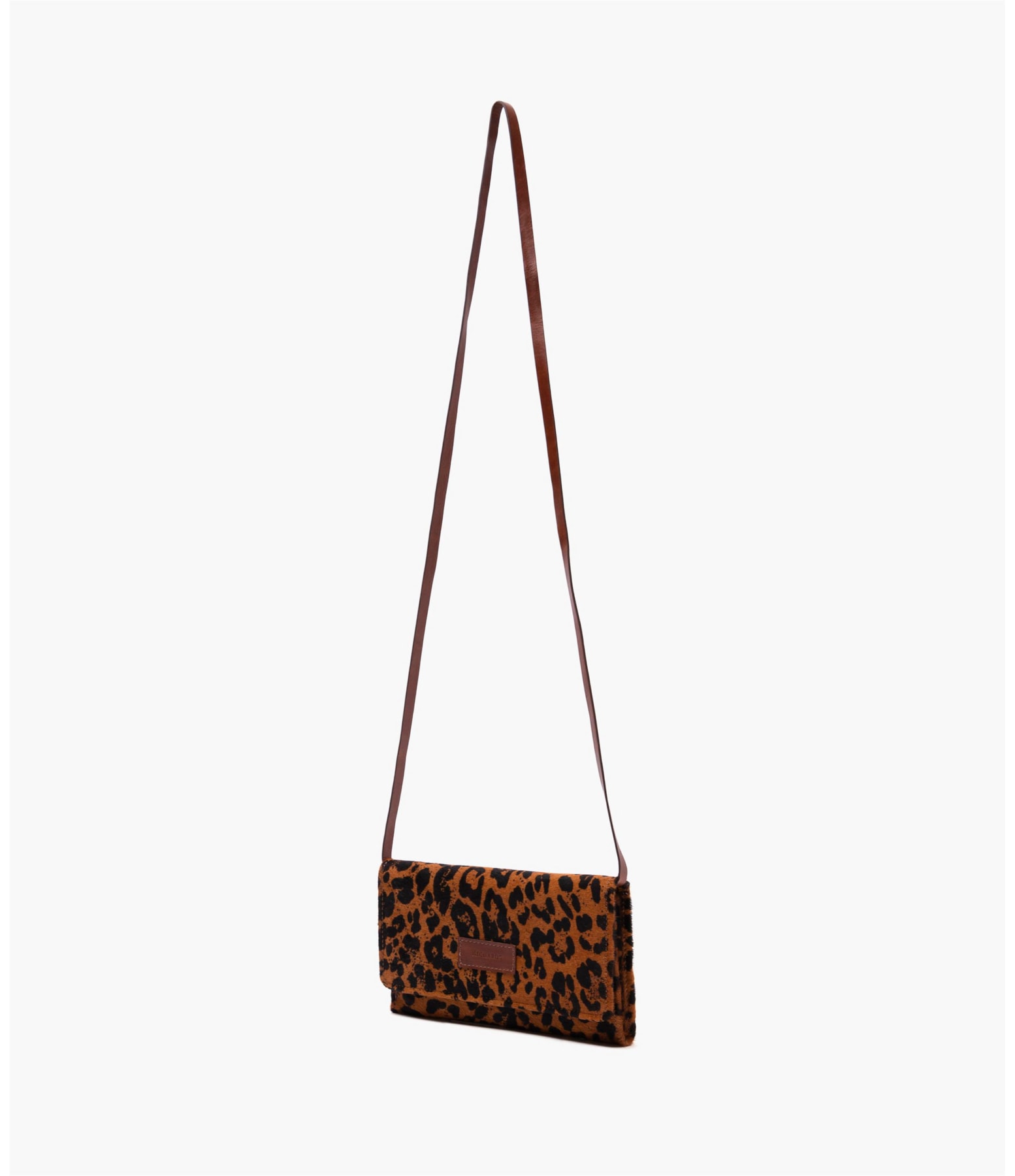 Carteira Continental Animal Print Tabaco