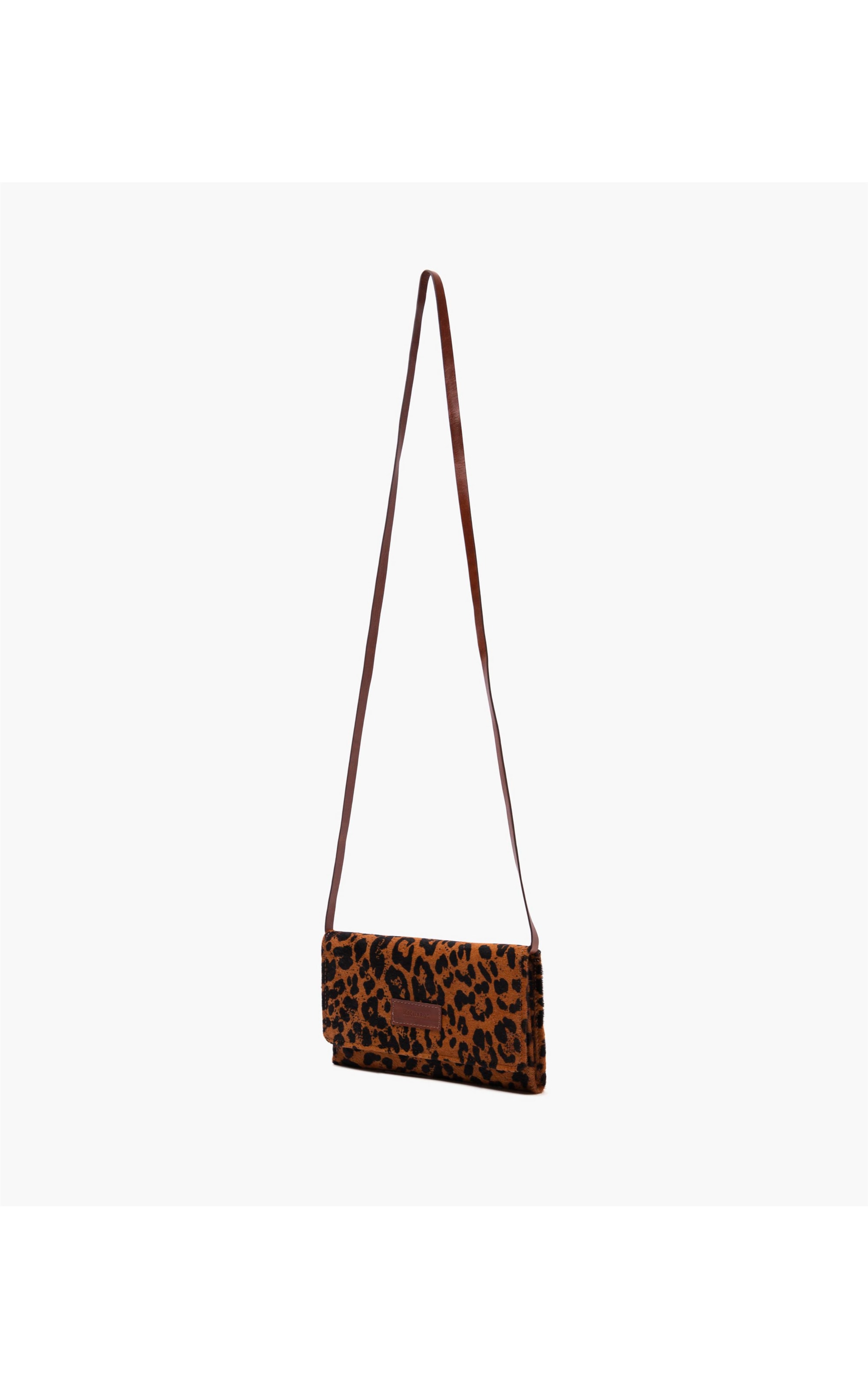Carteira Continental Animal Print Tabaco