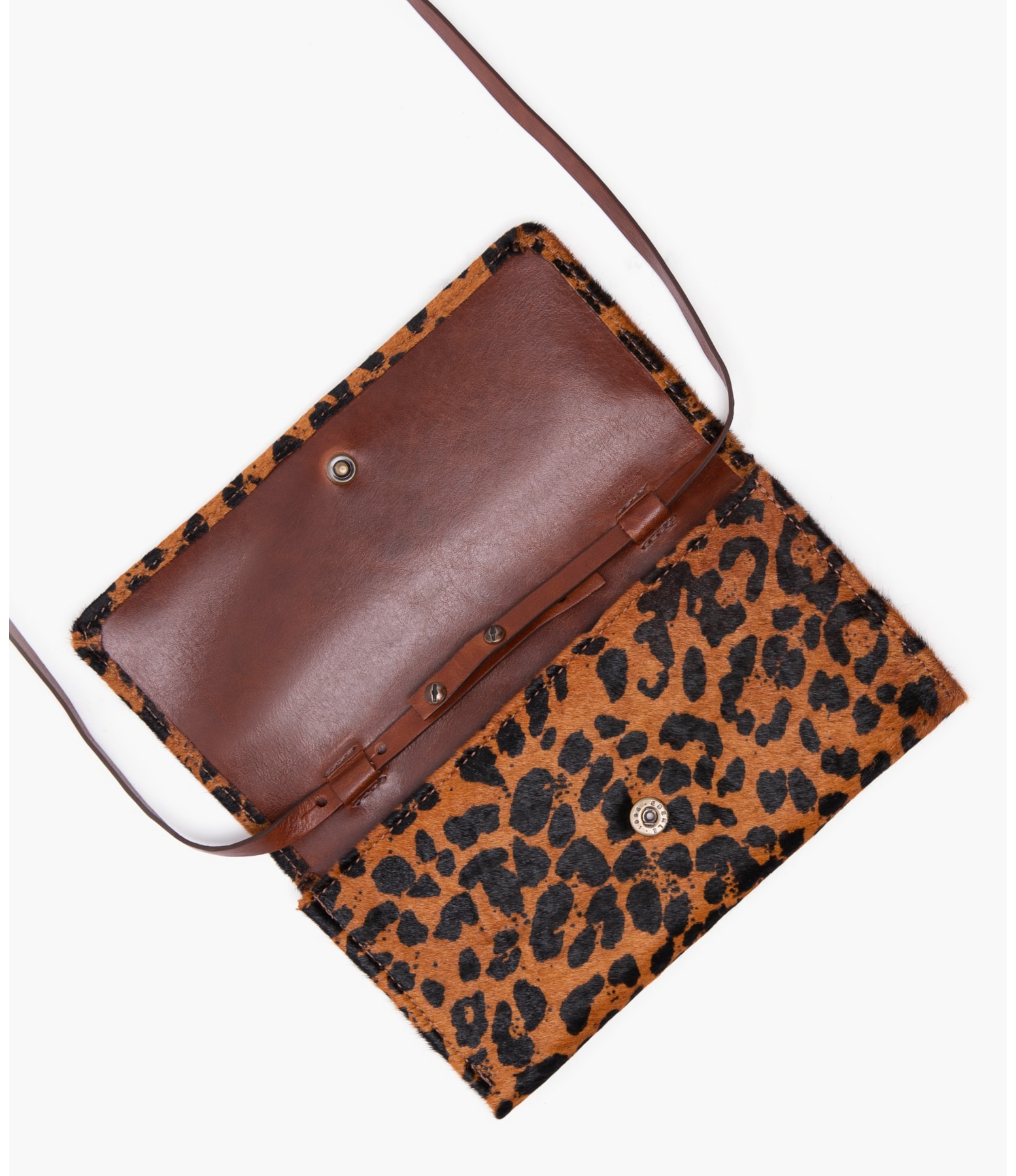 Carteira Continental Animal Print Tabaco