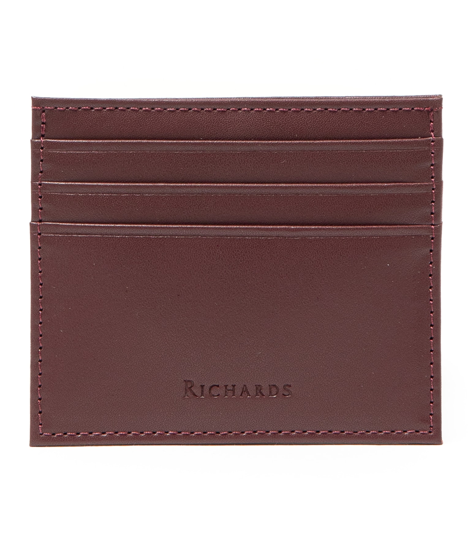 Carteira Flat Bordeaux