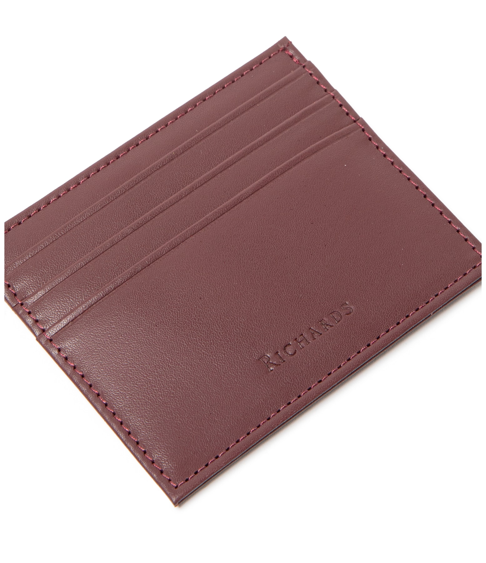 Carteira Flat Bordeaux