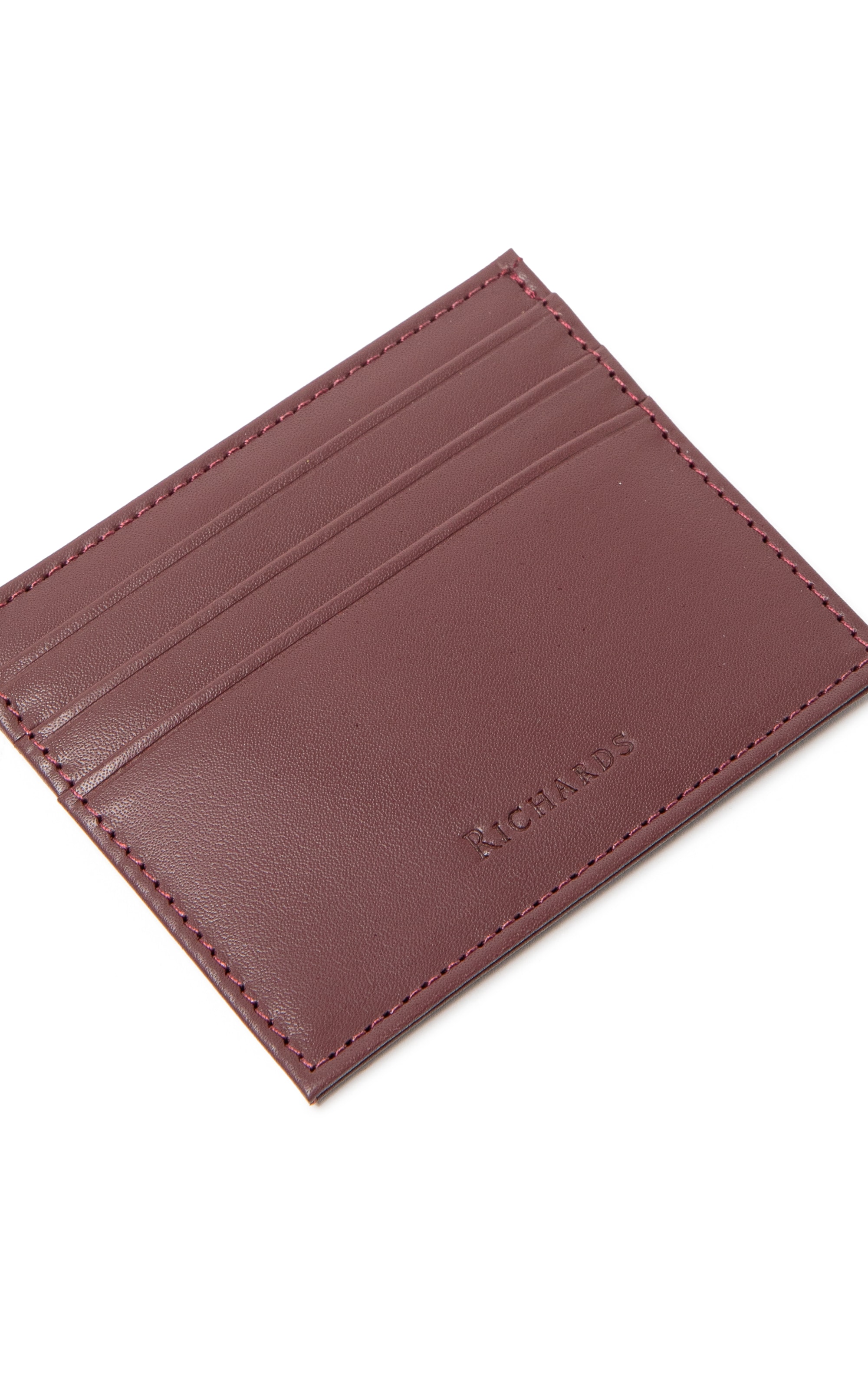 Carteira Flat Bordeaux