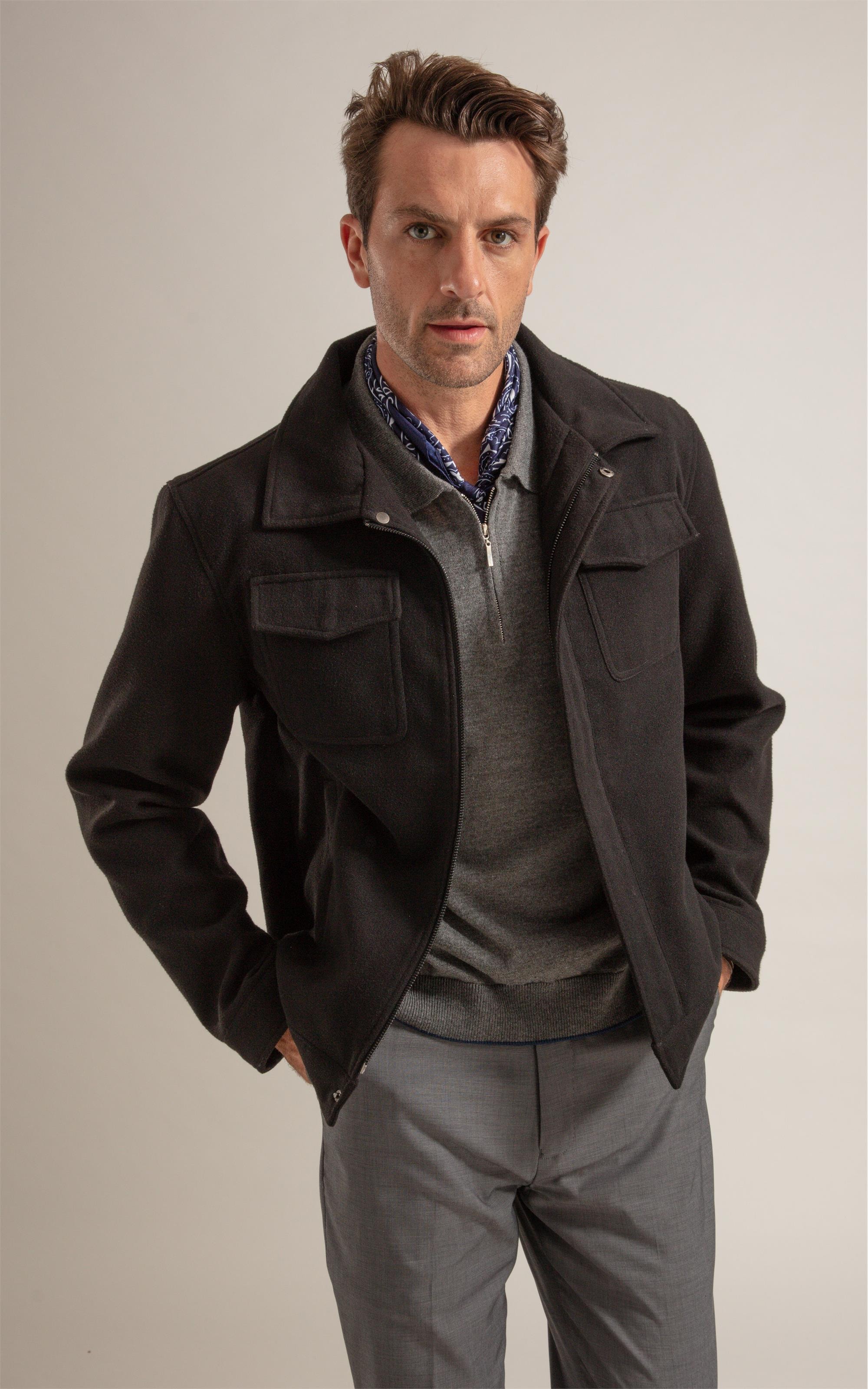 Casaco Wool Like Dulese Preto