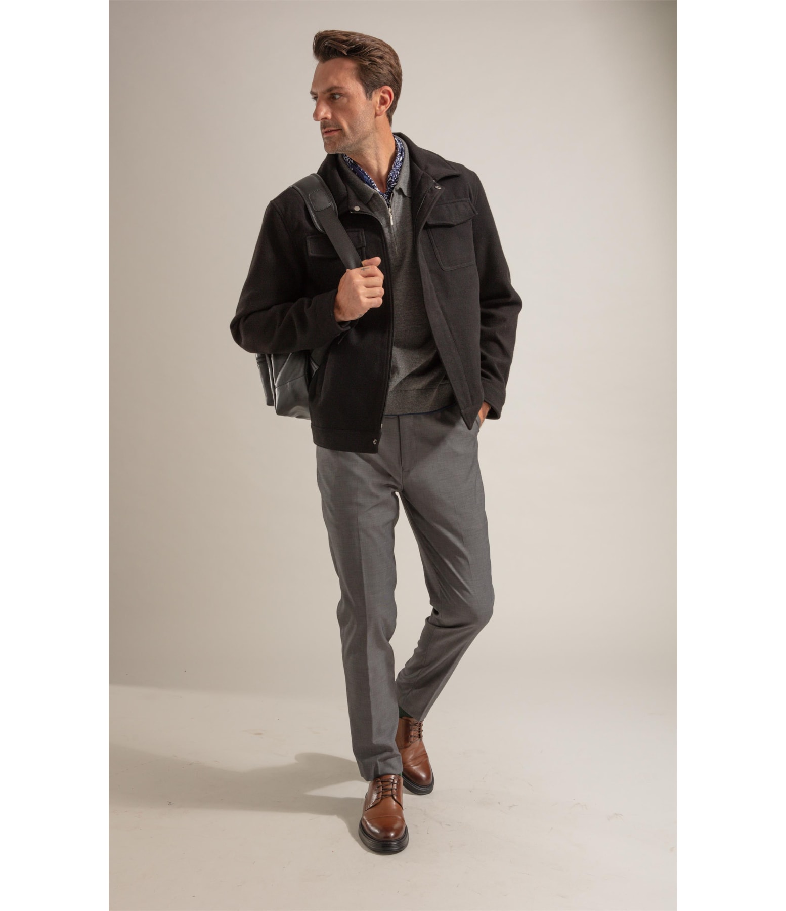 Casaco Wool Like Dulese Preto