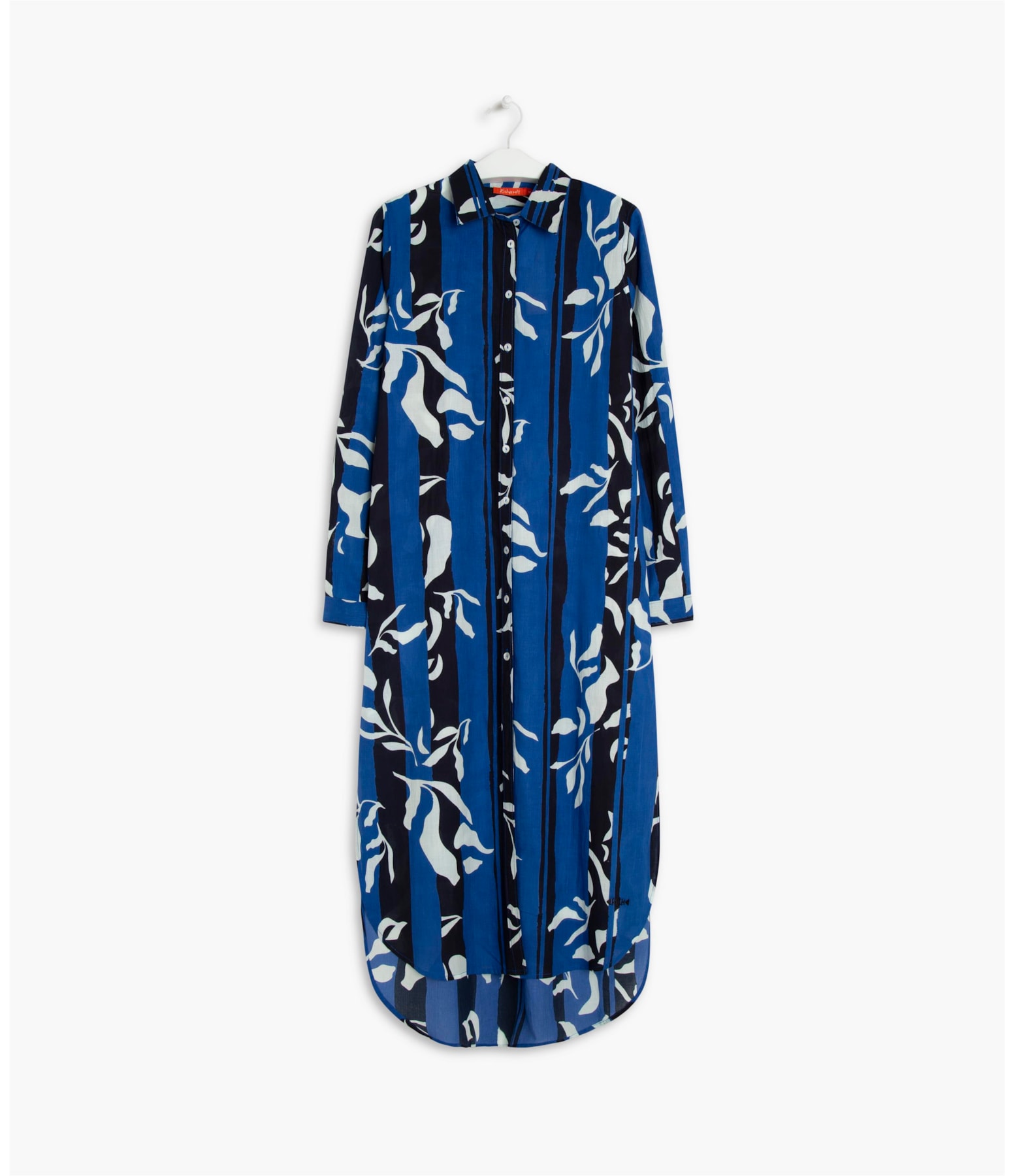 Chemise Sara Elementos Voil Ml Azul Bic