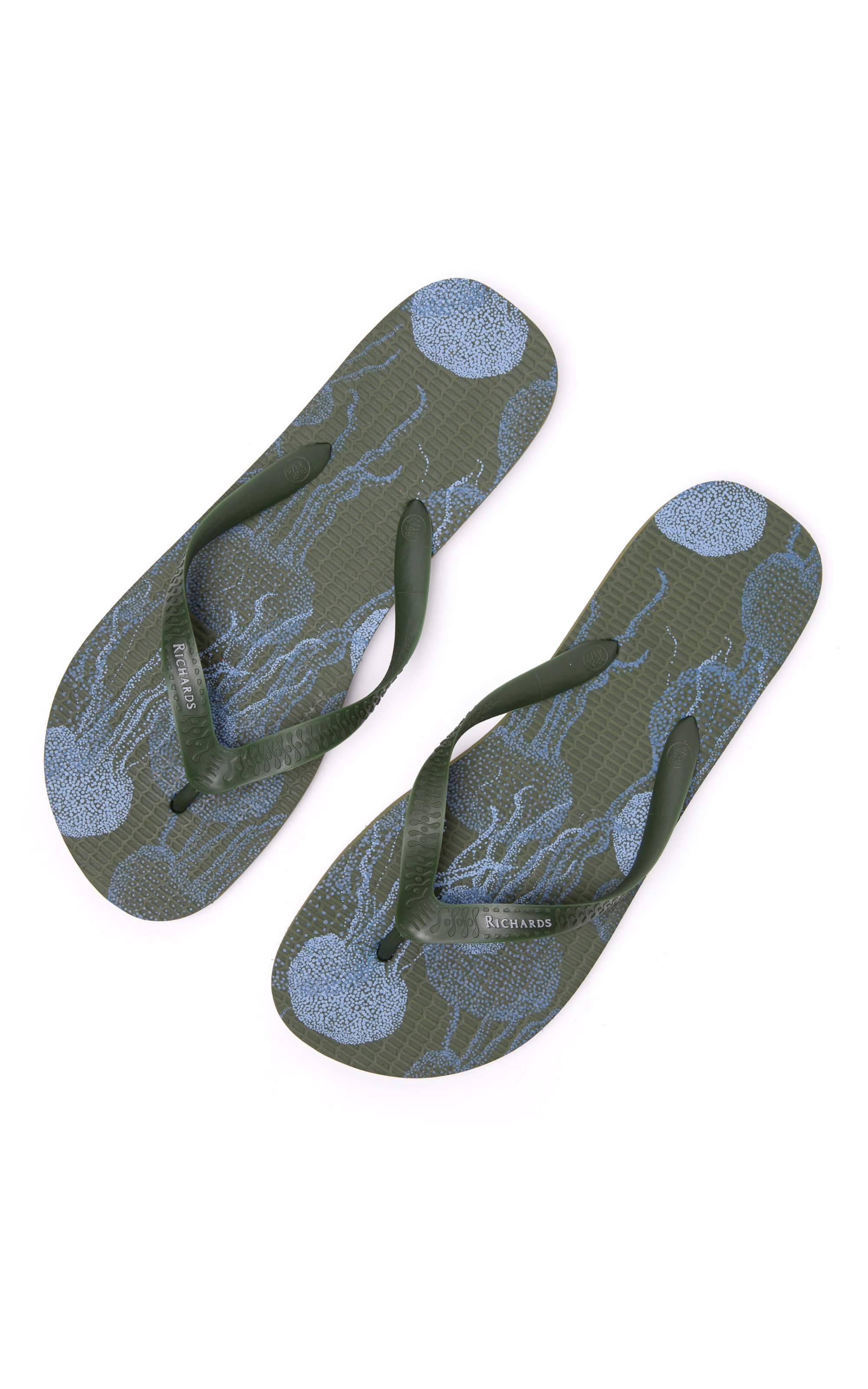 Chinelo Agua Viva Verde Militar