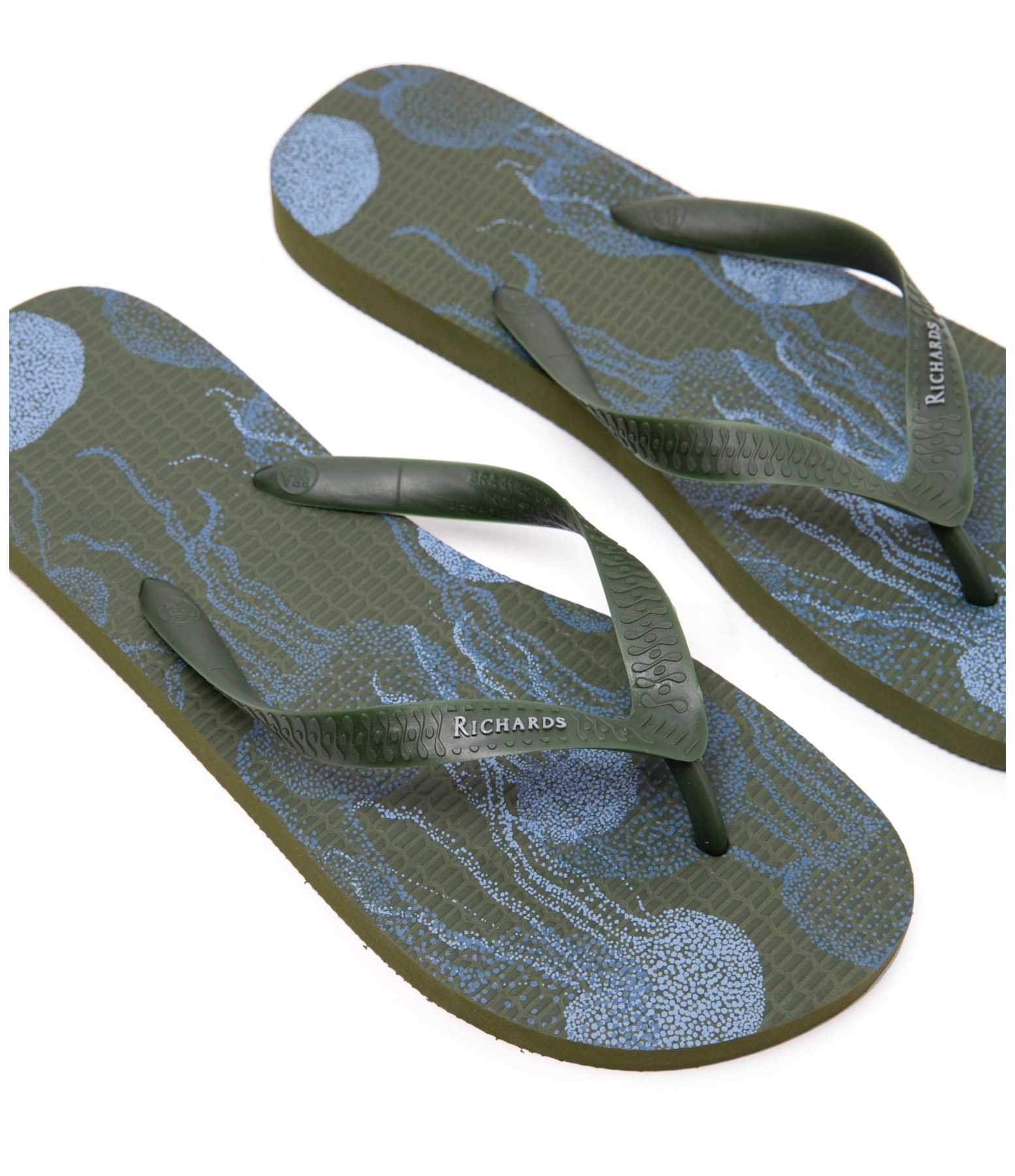 Chinelo Agua Viva Verde Militar