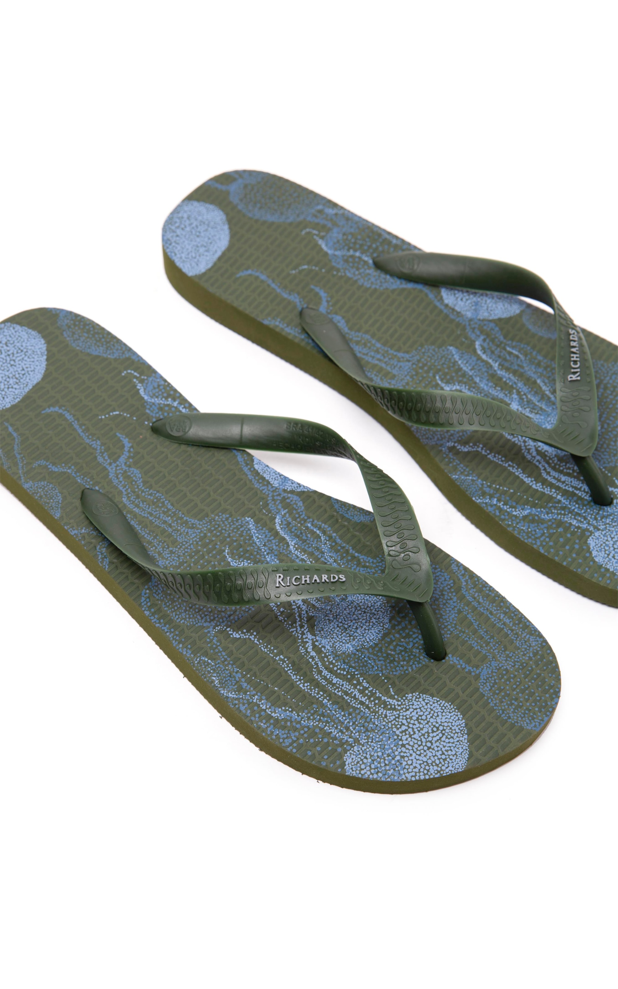 Chinelo Agua Viva Verde Militar